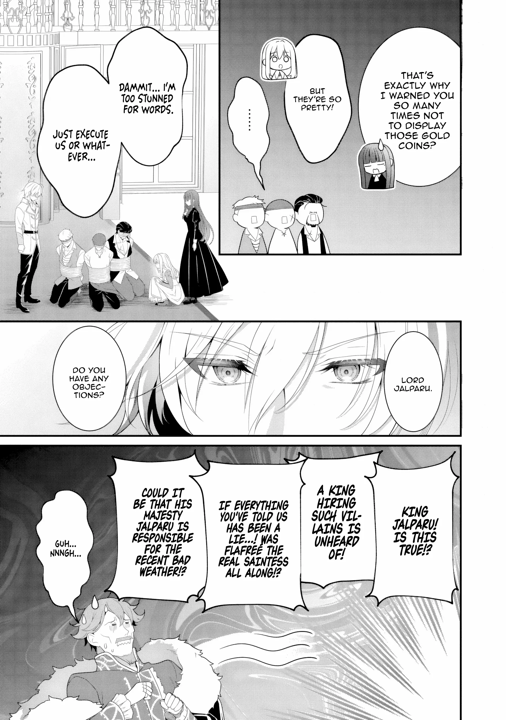 Tsuihou Seijo no Doronko Nouen Seikatsu: Itsunomanika Ringoku wo Sukutte Shimaimashita Chapter 9 page 30 - 