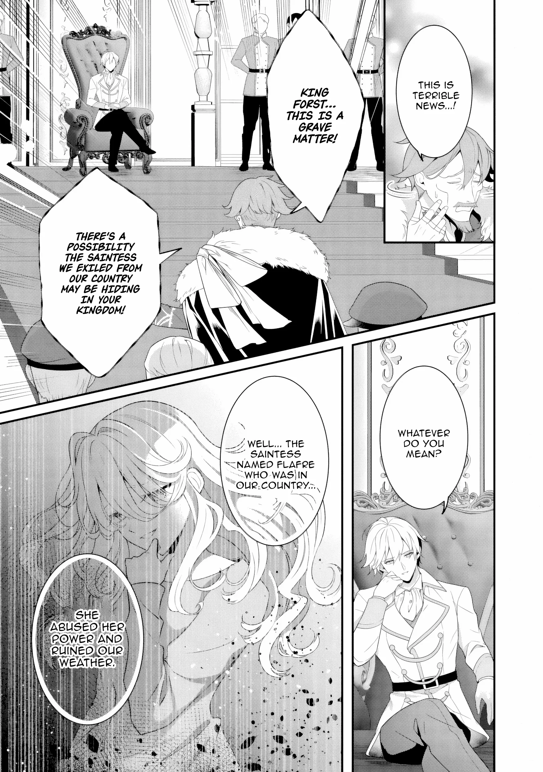 Tsuihou Seijo no Doronko Nouen Seikatsu: Itsunomanika Ringoku wo Sukutte Shimaimashita Chapter 9 page 8 - 