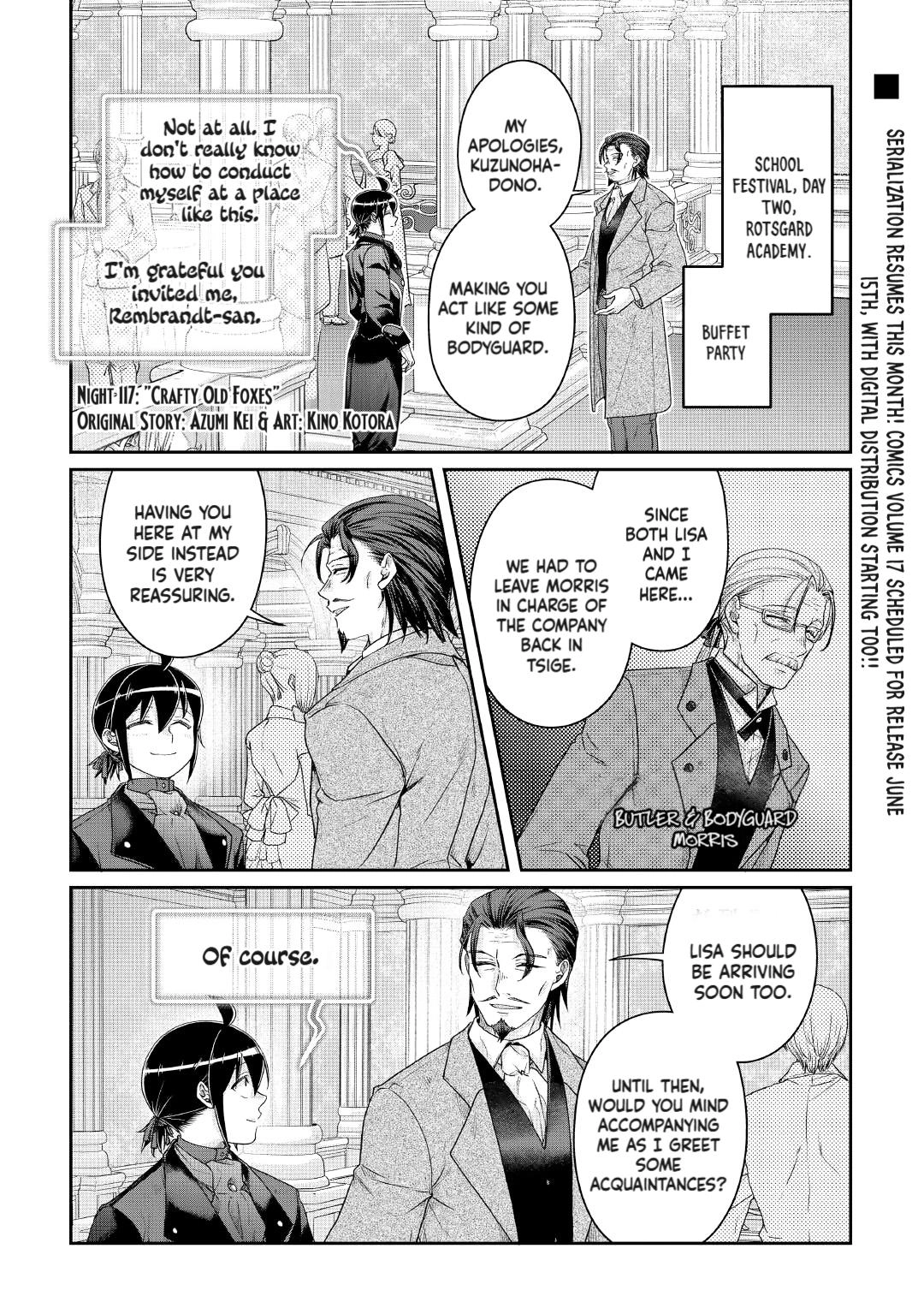 Tsuki ga Michibiku Isekai Douchuu Chapter 117 page 1 - 