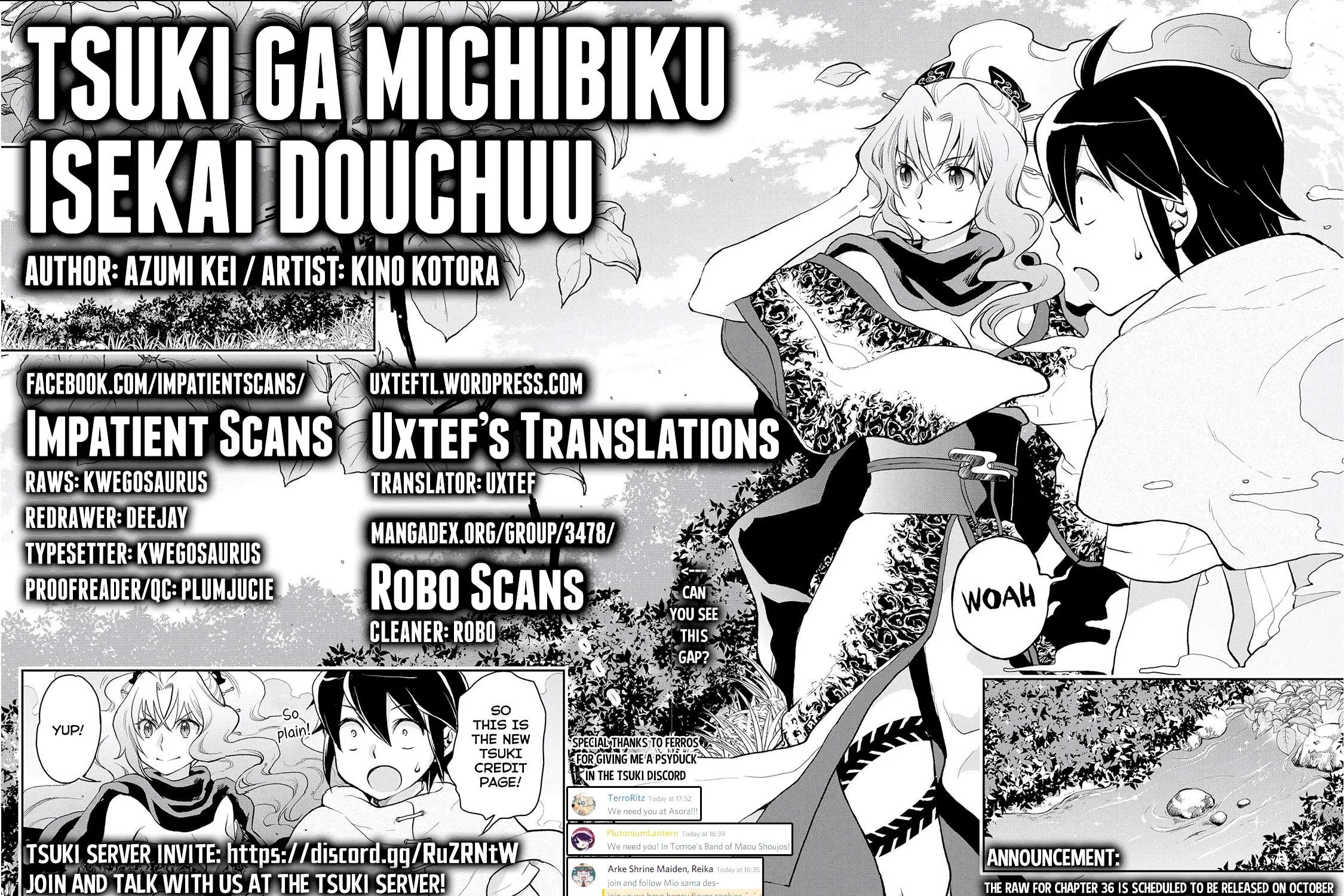 Tsuki ga Michibiku Isekai Douchuu Chapter 35 page 2 - 