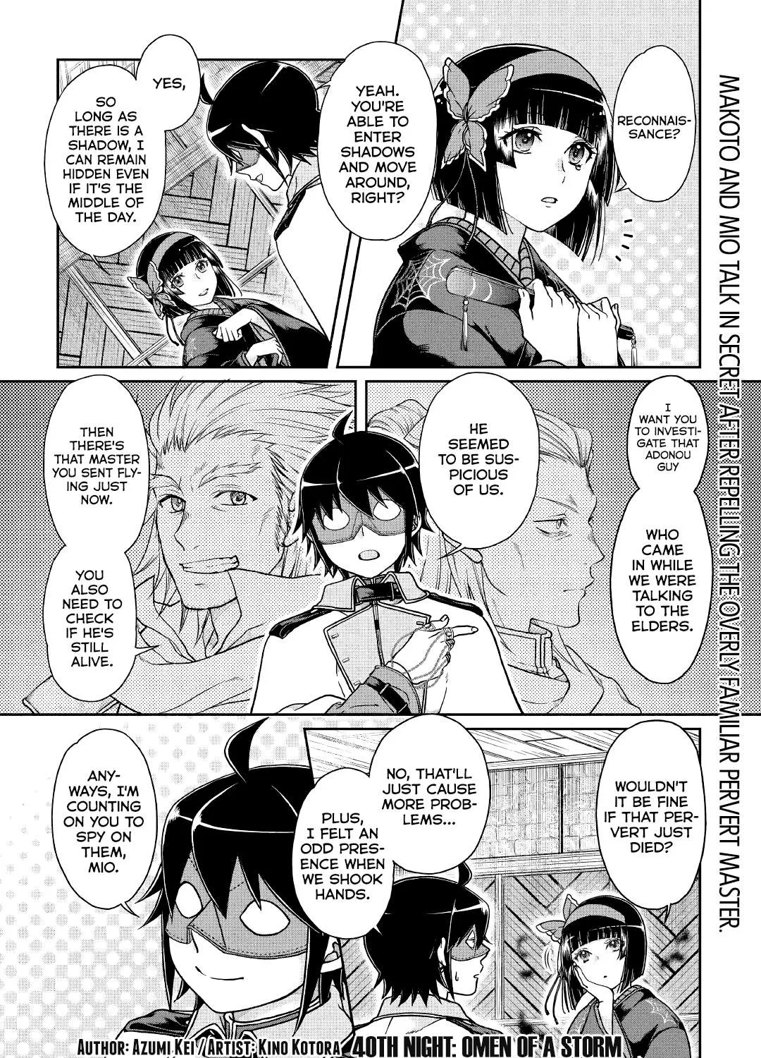 Tsuki ga Michibiku Isekai Douchuu Chapter 40 page 1 - 