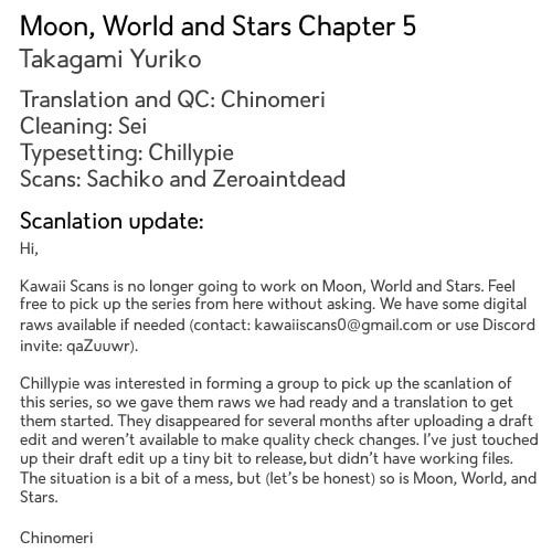 Tsuki to Sekai to Étoile Chapter 5 page 44 - 