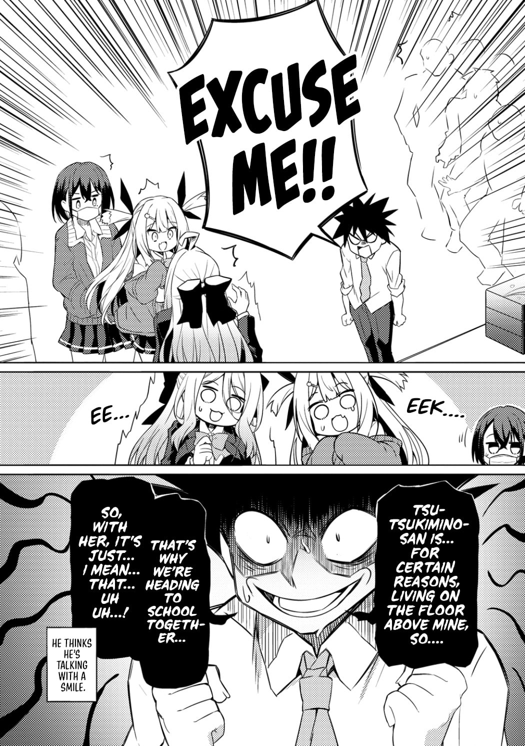 Tsukimino Karma wa Akumade Boku no Pet Nanoni Chapter 3 page 12 - 