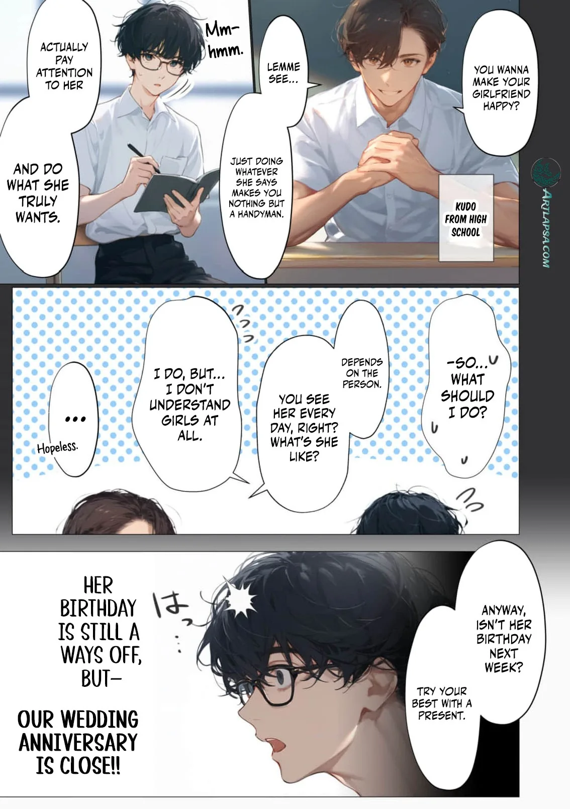 Tsuma yo, Boku no Koibito ni Natte Kuremasen ka? Chapter 2 page 6 - 