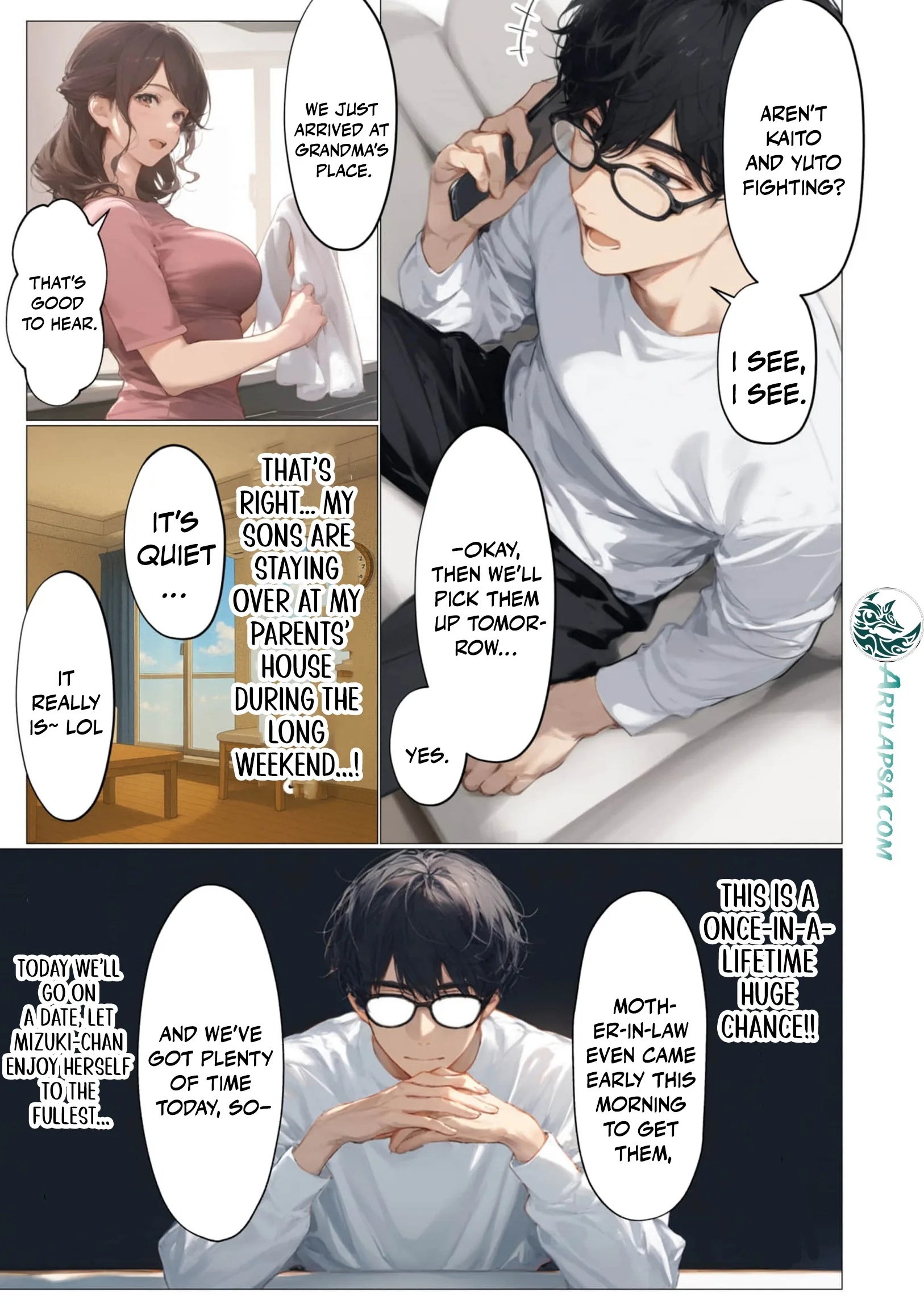Tsuma yo, Boku no Koibito ni Natte Kuremasen ka? Chapter 3 page 3 - 