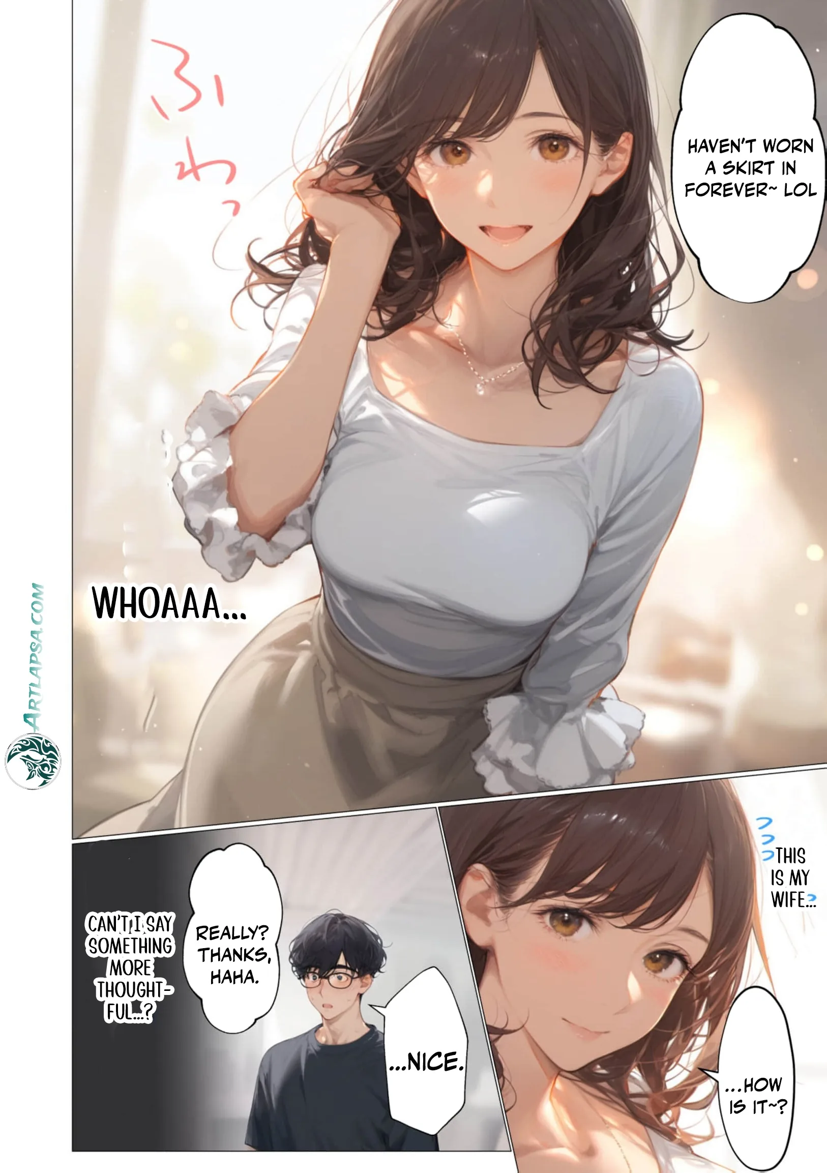 Tsuma yo, Boku no Koibito ni Natte Kuremasen ka? Chapter 3 page 8 - 