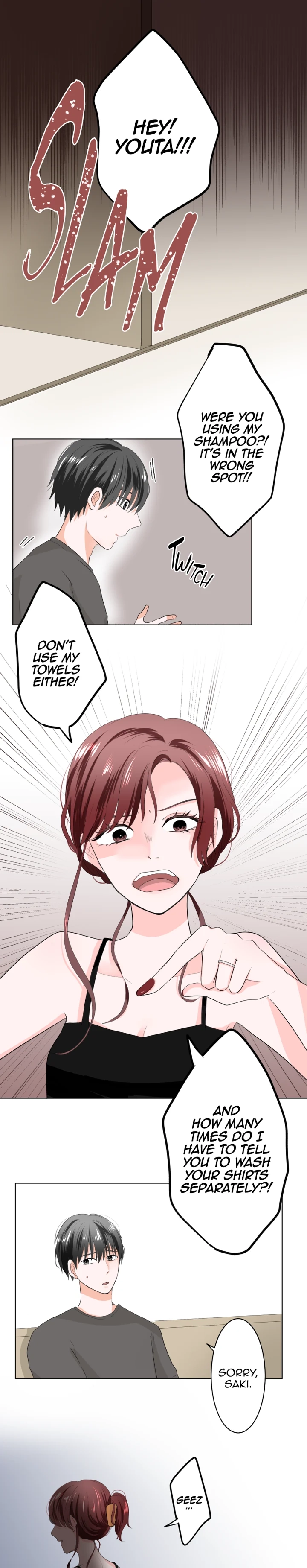 Tsumetai Bed no Ue de. Chapter 13 page 1 - 