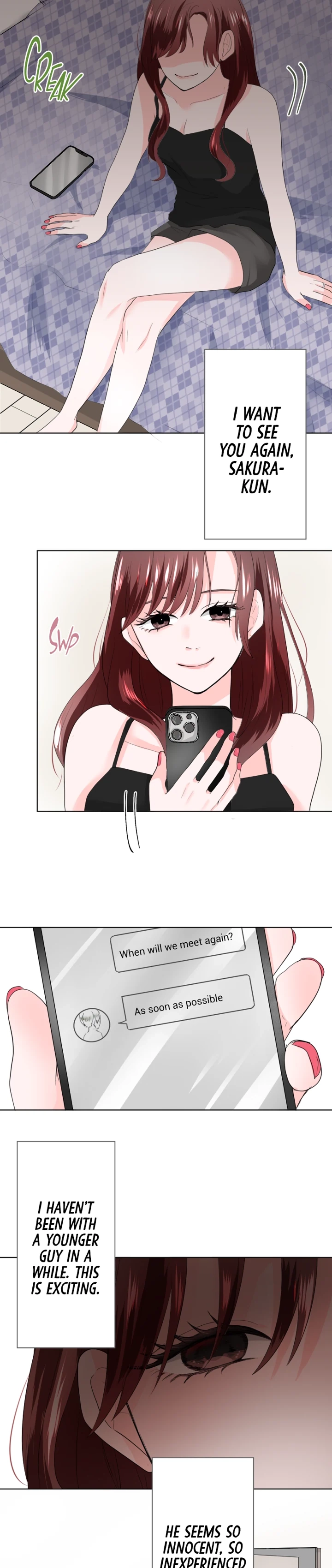Tsumetai Bed no Ue de. Chapter 18 page 1 - 