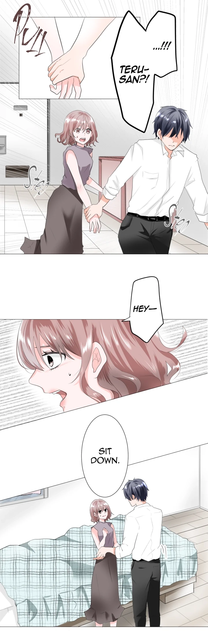 Tsumetai Bed no Ue de. Chapter 2 page 4 - 