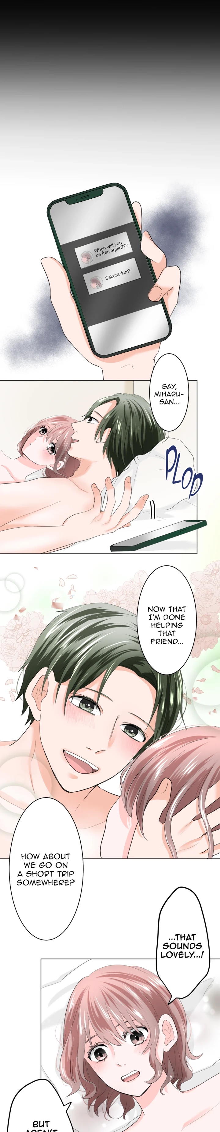 Tsumetai Bed no Ue de. Chapter 22 page 1 - 