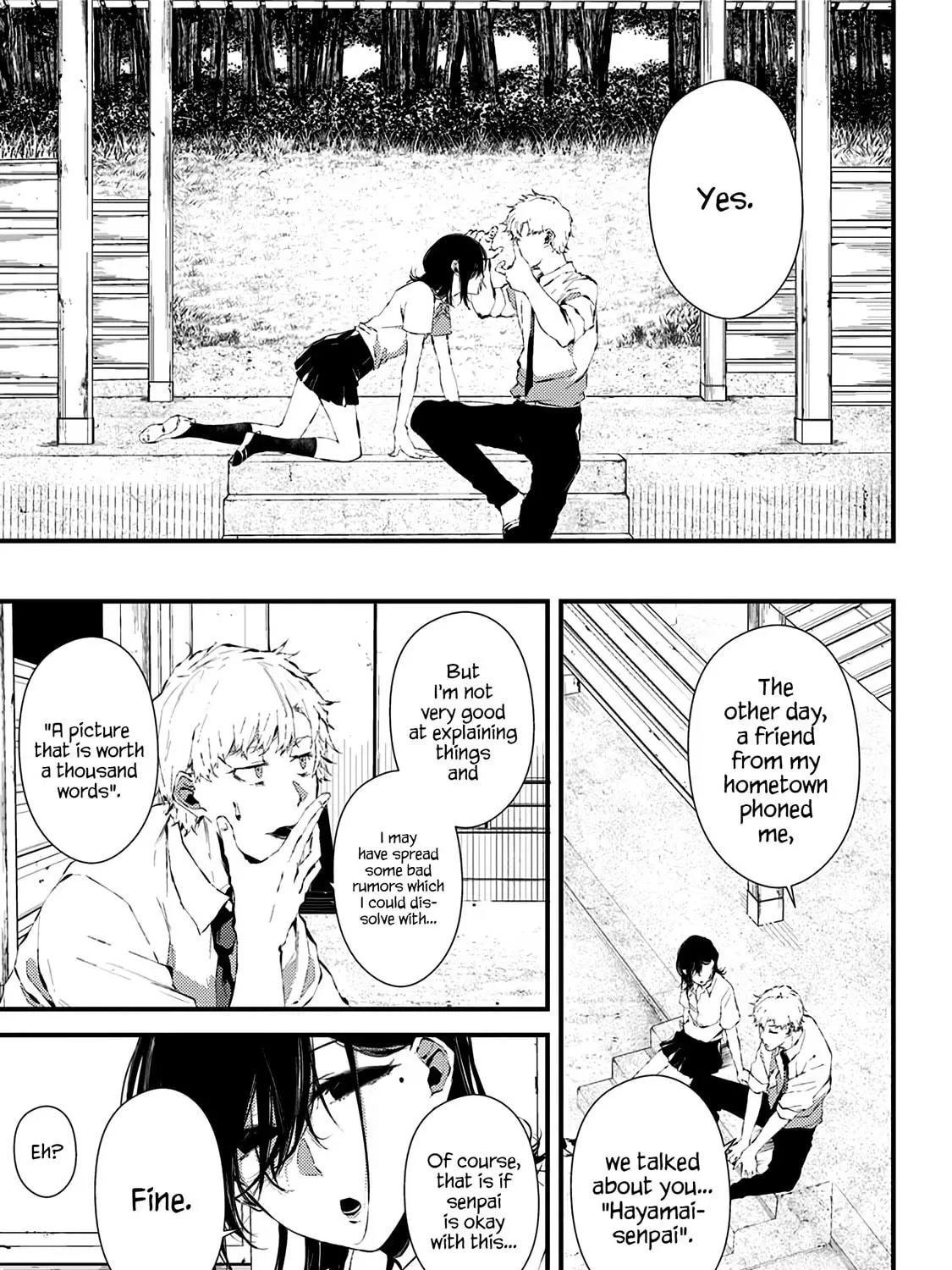 Tsurenai Hodo Aokute Azatoi Kurai ni Akai Chapter 10.5 page 9 - 