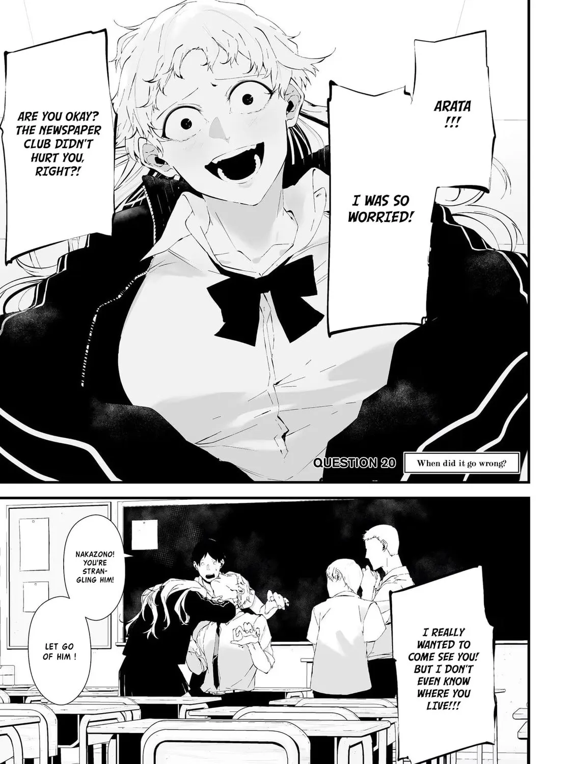 Tsurenai Hodo Aokute Azatoi Kurai ni Akai Chapter 20 page 1 - 