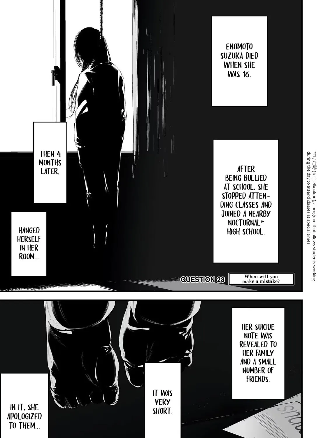 Tsurenai Hodo Aokute Azatoi Kurai ni Akai Chapter 23 page 1 - 