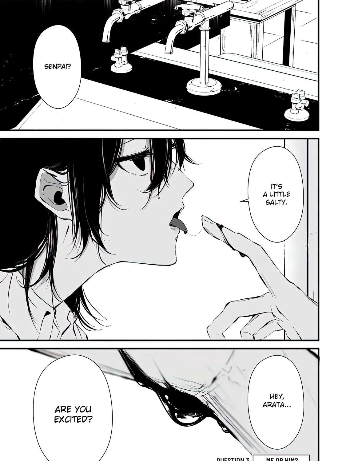 Tsurenai Hodo Aokute Azatoi Kurai ni Akai Chapter 3 page 1 - 