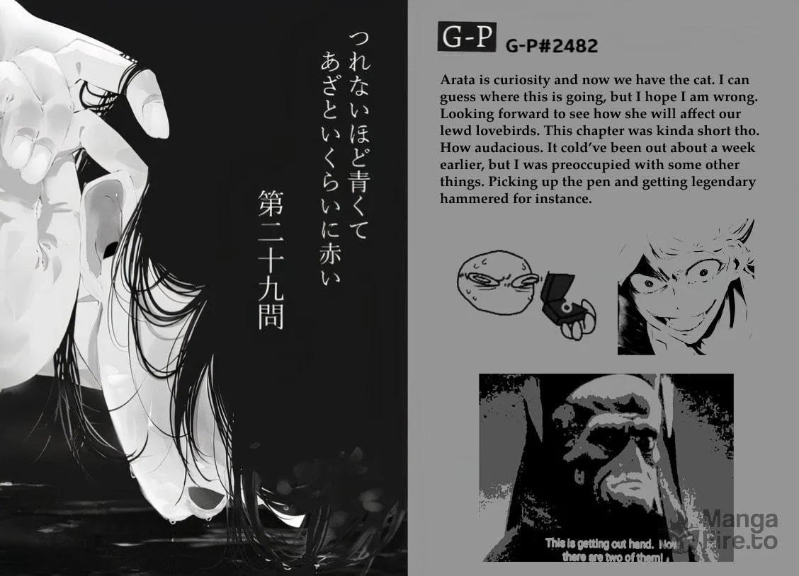 Tsurenai Hodo Aokute Azatoi Kurai ni Akai Chapter 9 page 28 - 