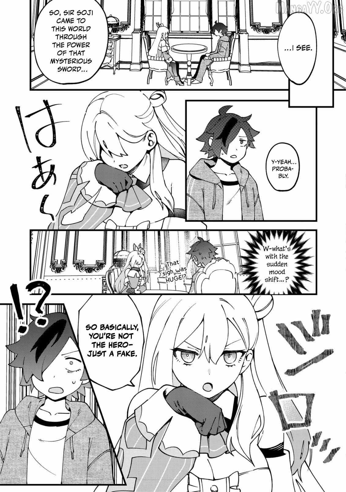 Tsuuhan De Katsuta Yoto Ga Gachi Chidatsuta Tameshigiri Shitara Kukan Ga Sakete Isekai Ni Tobasareta Ageku, Densetsu No Yushiya Da to Kanchigai Sarete Komatsute Imasu Bureibu Bunko Chapter 1 page 30 - 