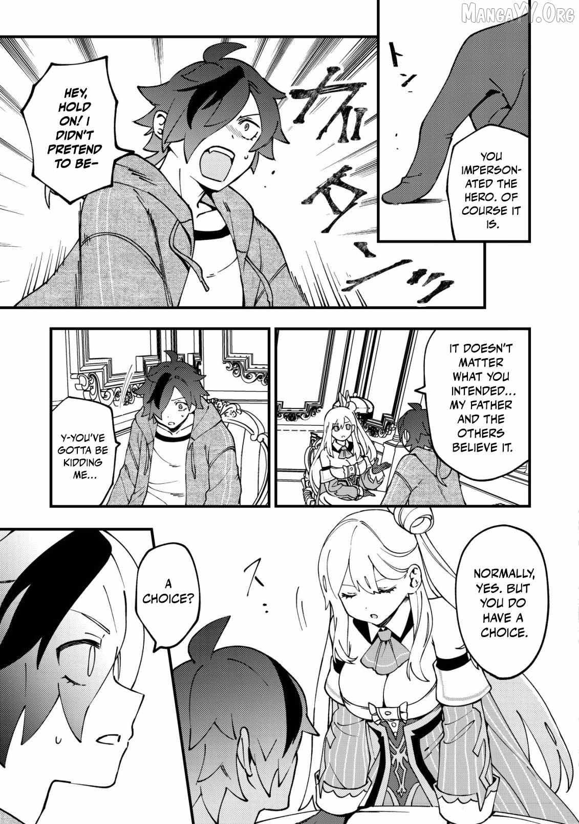 Tsuuhan De Katsuta Yoto Ga Gachi Chidatsuta Tameshigiri Shitara Kukan Ga Sakete Isekai Ni Tobasareta Ageku, Densetsu No Yushiya Da to Kanchigai Sarete Komatsute Imasu Bureibu Bunko Chapter 1 page 32 - 
