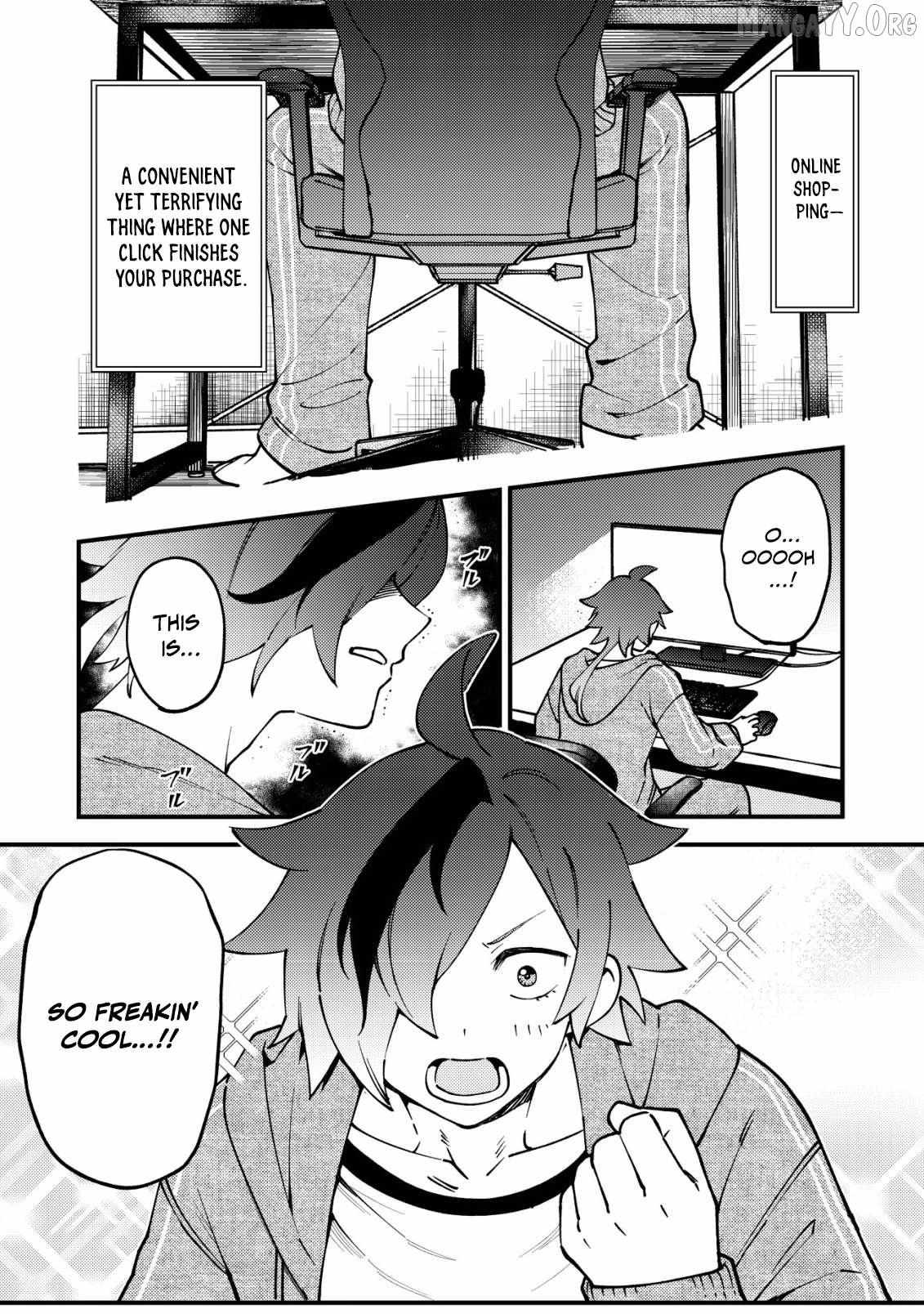 Tsuuhan De Katsuta Yoto Ga Gachi Chidatsuta Tameshigiri Shitara Kukan Ga Sakete Isekai Ni Tobasareta Ageku, Densetsu No Yushiya Da to Kanchigai Sarete Komatsute Imasu Bureibu Bunko Chapter 1 page 7 - 