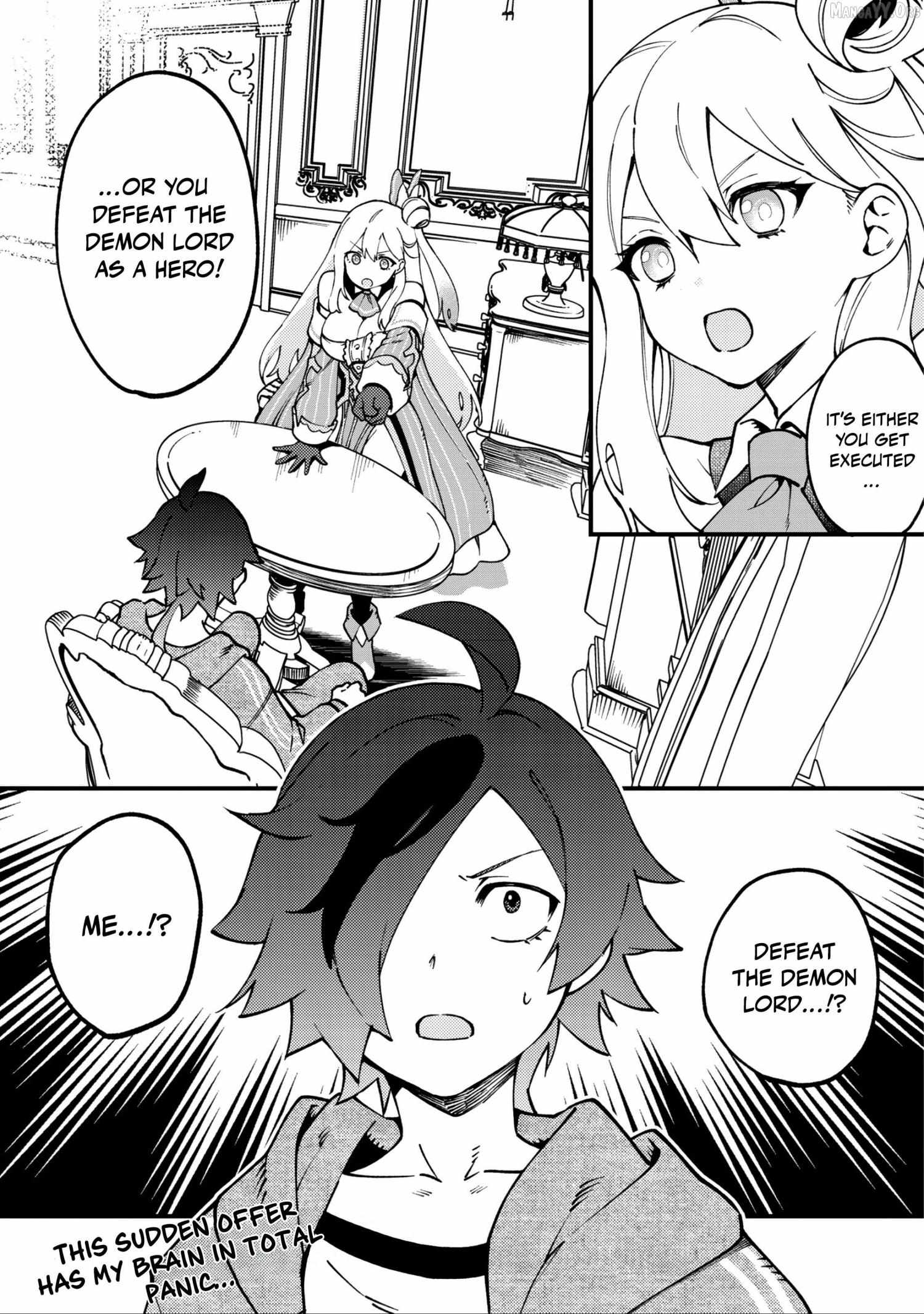 Tsuuhan De Katsuta Yoto Ga Gachi Chidatsuta Tameshigiri Shitara Kukan Ga Sakete Isekai Ni Tobasareta Ageku, Densetsu No Yushiya Da to Kanchigai Sarete Komatsute Imasu Bureibu Bunko Chapter 2 page 2 - 