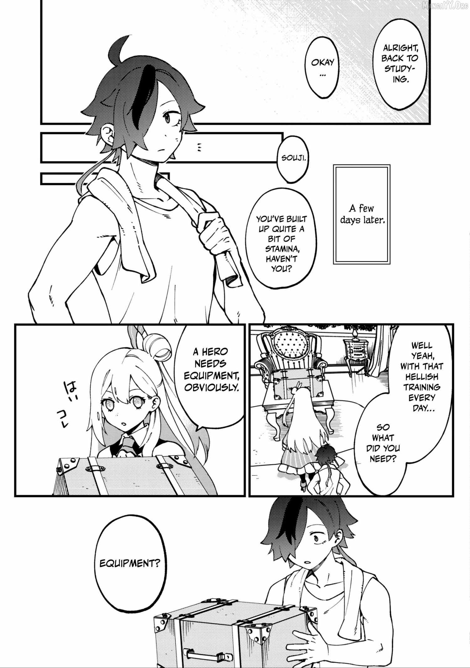 Tsuuhan De Katsuta Yoto Ga Gachi Chidatsuta Tameshigiri Shitara Kukan Ga Sakete Isekai Ni Tobasareta Ageku, Densetsu No Yushiya Da to Kanchigai Sarete Komatsute Imasu Bureibu Bunko Chapter 2 page 18 - 