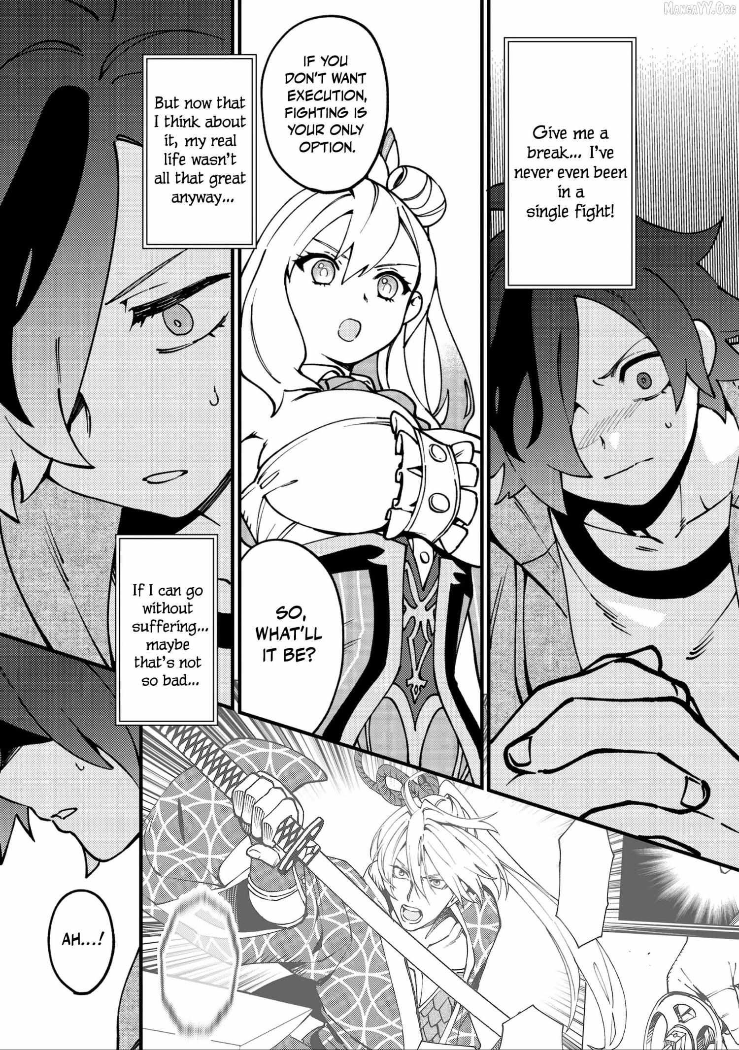 Tsuuhan De Katsuta Yoto Ga Gachi Chidatsuta Tameshigiri Shitara Kukan Ga Sakete Isekai Ni Tobasareta Ageku, Densetsu No Yushiya Da to Kanchigai Sarete Komatsute Imasu Bureibu Bunko Chapter 2 page 5 - 