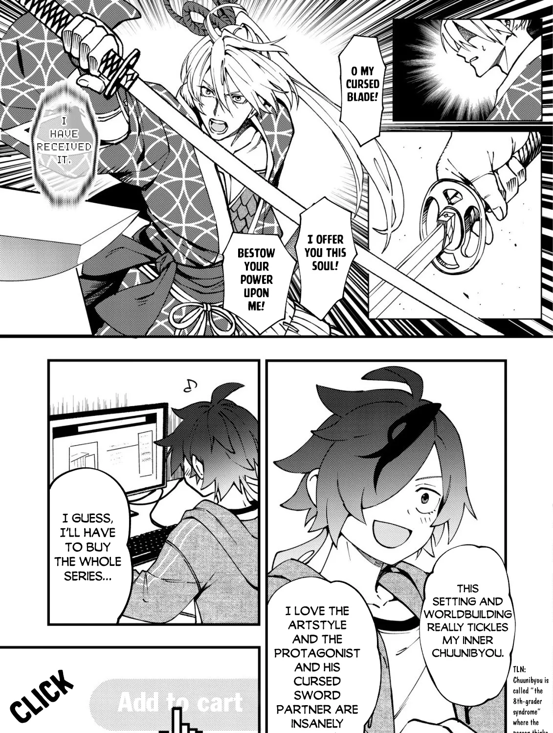 Tsuuhan de Katta Youtou ga Gachi datta: Tameshigiri Shitara Kuukan ga Sakete Isekai ni Tobasareta Ageku, Densetsu no Yuusha da to Kanchigai Sarete Komatteimasu Chapter 1 page 14 - 
