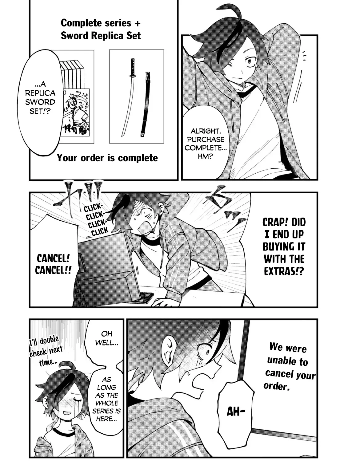 Tsuuhan de Katta Youtou ga Gachi datta: Tameshigiri Shitara Kuukan ga Sakete Isekai ni Tobasareta Ageku, Densetsu no Yuusha da to Kanchigai Sarete Komatteimasu Chapter 1 page 16 - 