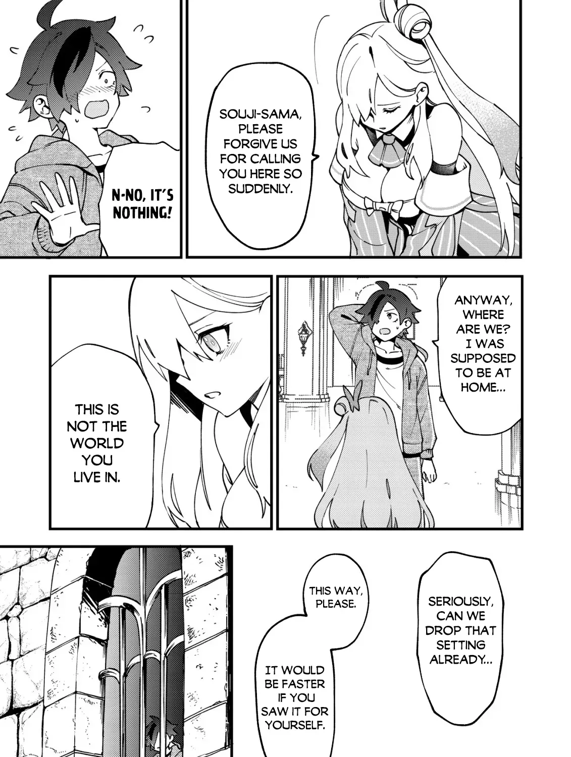 Tsuuhan de Katta Youtou ga Gachi datta: Tameshigiri Shitara Kuukan ga Sakete Isekai ni Tobasareta Ageku, Densetsu no Yuusha da to Kanchigai Sarete Komatteimasu Chapter 1 page 42 - 