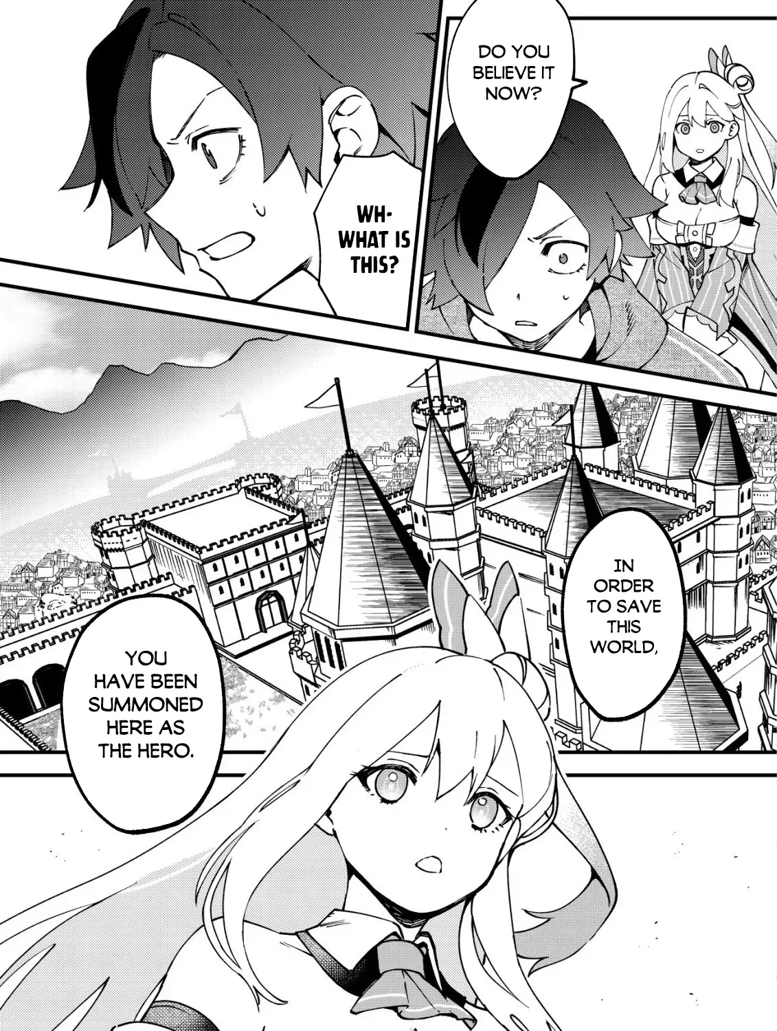 Tsuuhan de Katta Youtou ga Gachi datta: Tameshigiri Shitara Kuukan ga Sakete Isekai ni Tobasareta Ageku, Densetsu no Yuusha da to Kanchigai Sarete Komatteimasu Chapter 1 page 44 - 