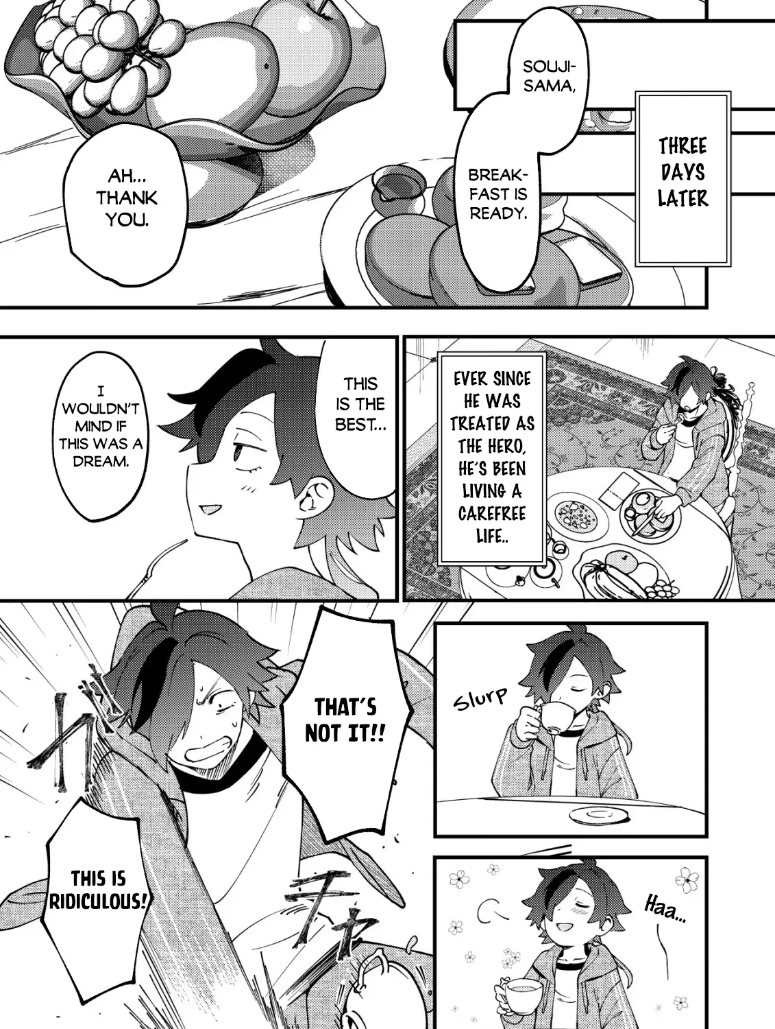 Tsuuhan de Katta Youtou ga Gachi datta: Tameshigiri Shitara Kuukan ga Sakete Isekai ni Tobasareta Ageku, Densetsu no Yuusha da to Kanchigai Sarete Komatteimasu Chapter 1 page 46 - 