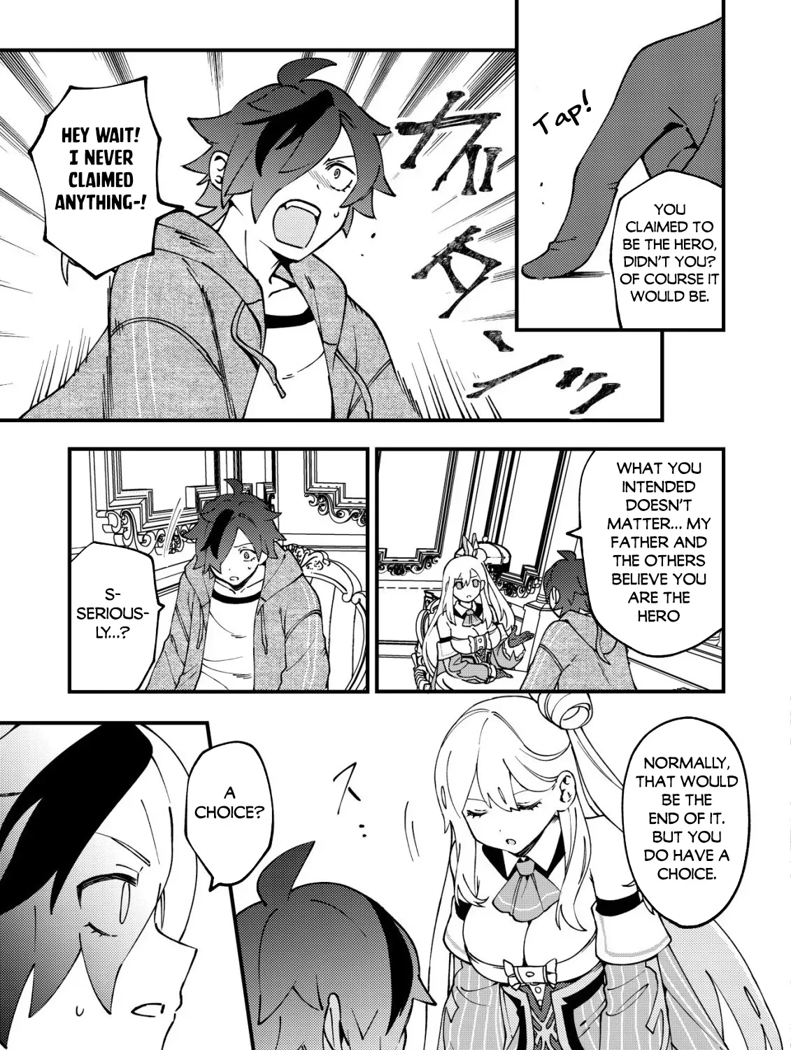 Tsuuhan de Katta Youtou ga Gachi datta: Tameshigiri Shitara Kuukan ga Sakete Isekai ni Tobasareta Ageku, Densetsu no Yuusha da to Kanchigai Sarete Komatteimasu Chapter 1 page 60 - 