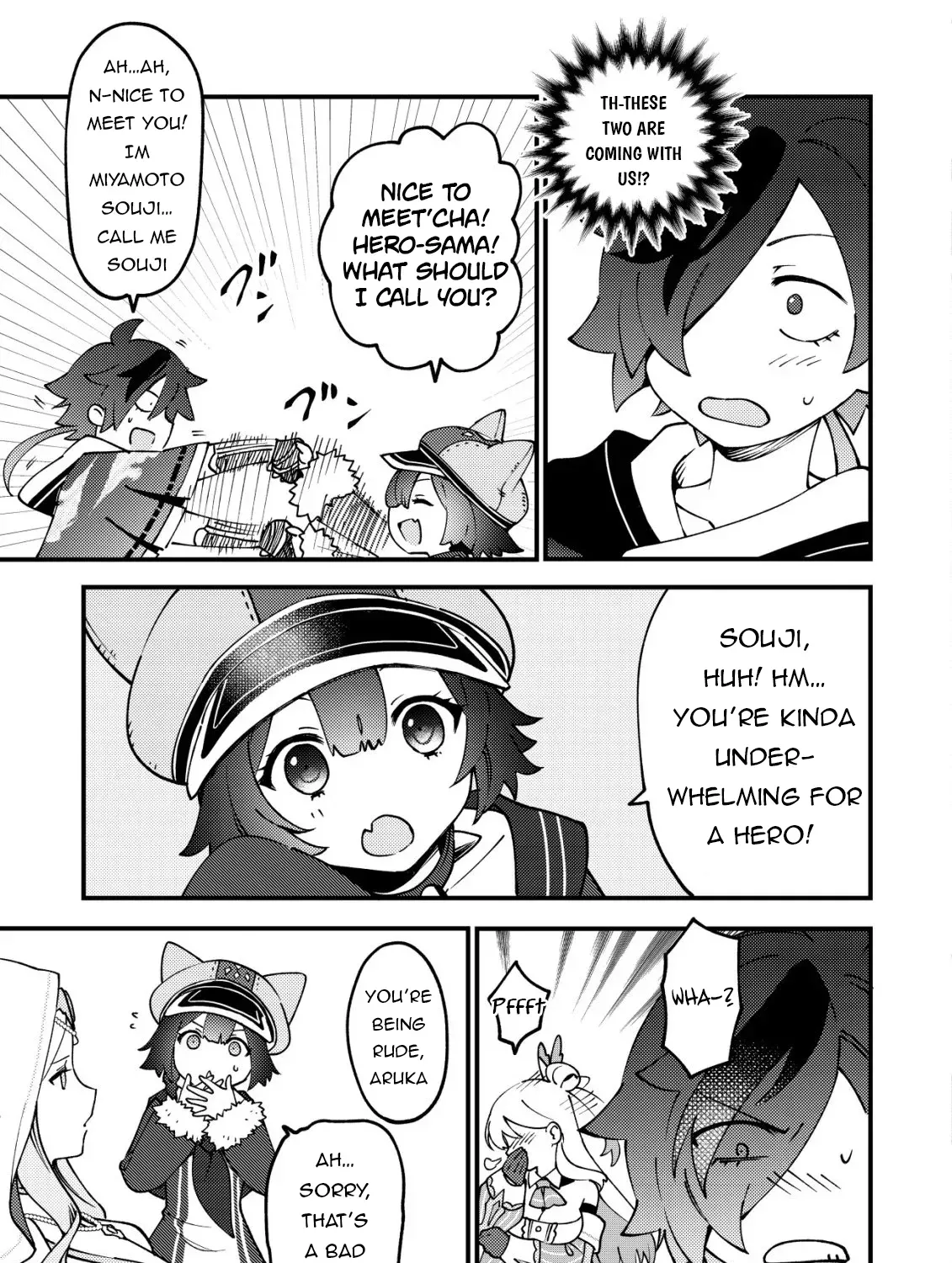 Tsuuhan de Katta Youtou ga Gachi datta: Tameshigiri Shitara Kuukan ga Sakete Isekai ni Tobasareta Ageku, Densetsu no Yuusha da to Kanchigai Sarete Komatteimasu Chapter 2 page 44 - 