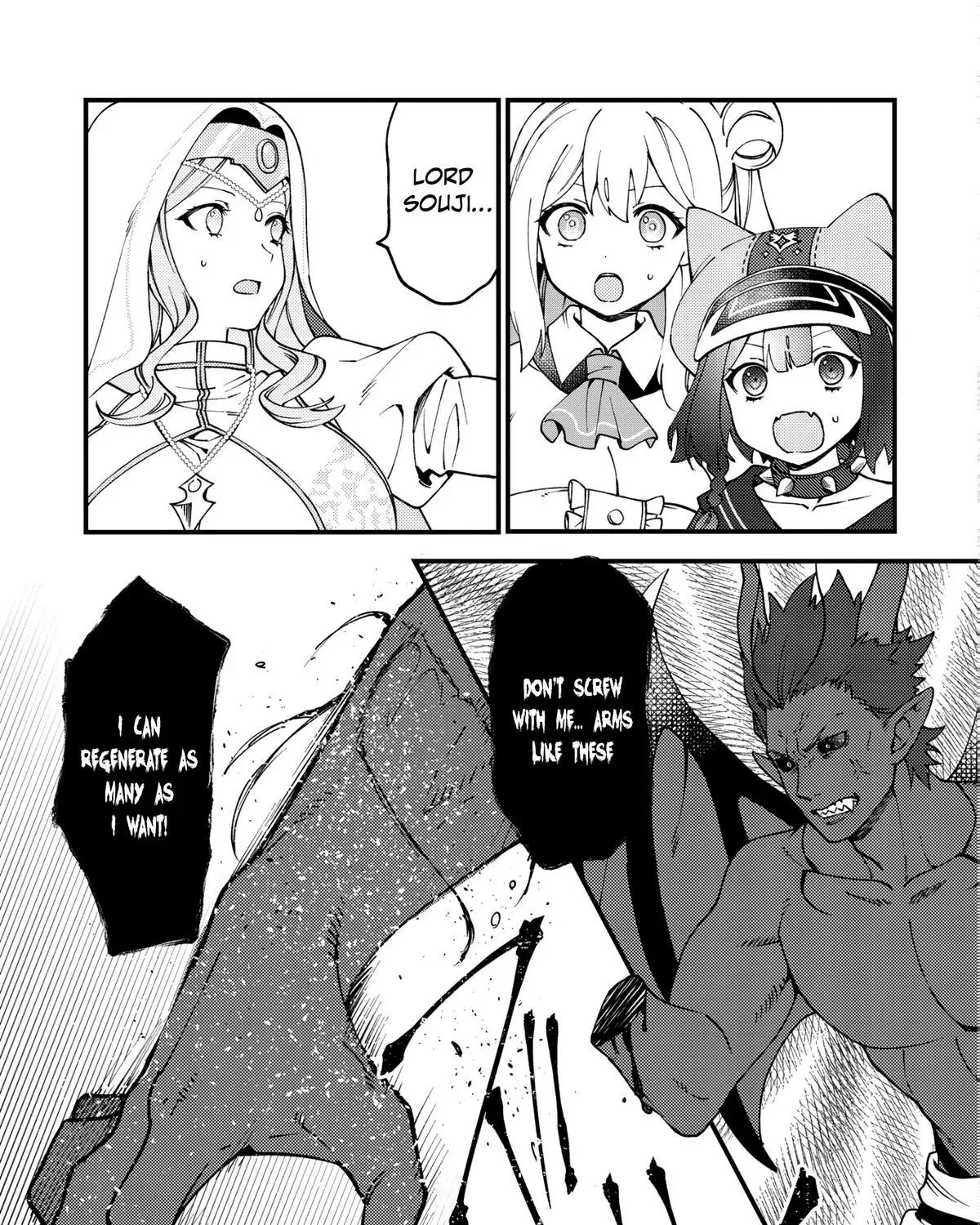 Tsuuhan de Katta Youtou ga Gachi datta: Tameshigiri Shitara Kuukan ga Sakete Isekai ni Tobasareta Ageku, Densetsu no Yuusha da to Kanchigai Sarete Komatteimasu Chapter 4 page 43 - 