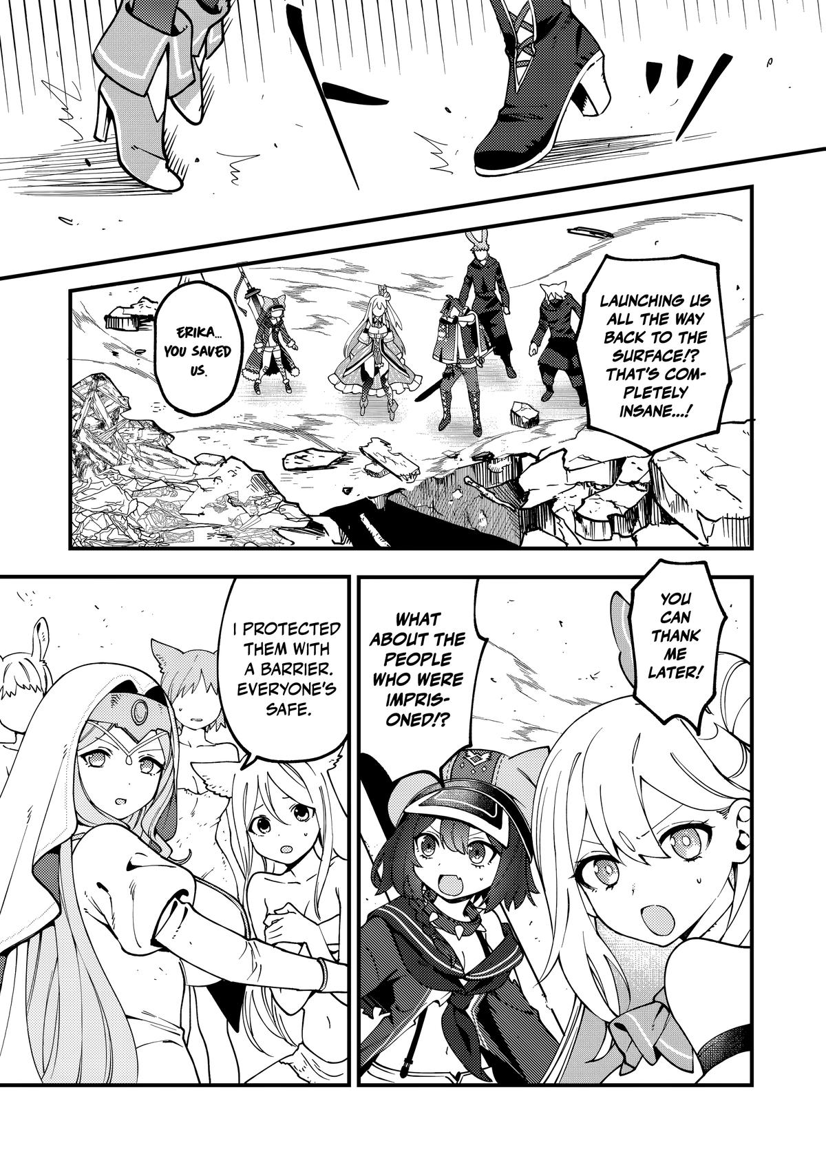 Tsuuhan de Katta Youtou ga Gachi datta: Tameshigiri Shitara Kuukan ga Sakete Isekai ni Tobasareta Ageku, Densetsu no Yuusha da to Kanchigai Sarete Komatteimasu Chapter 9 page 13 - 