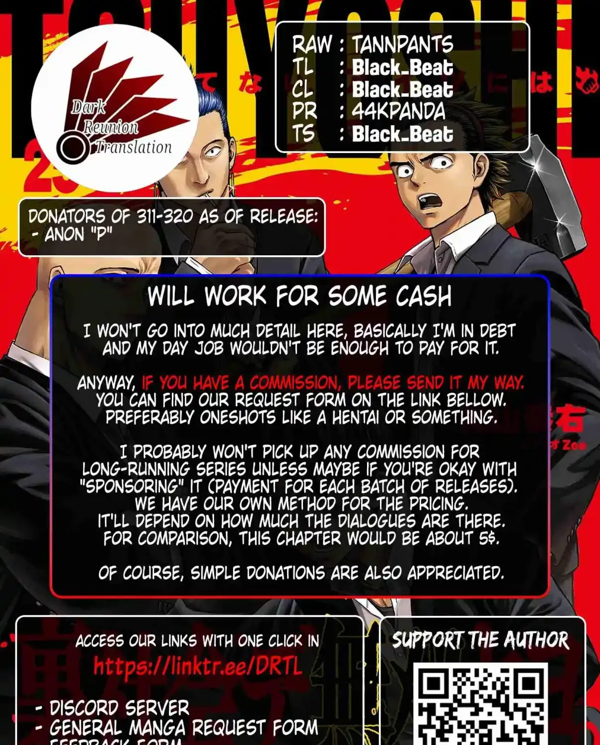 TSUYOSHI - Daremo Katenai, Aitsu ni wa Chapter 314 page 35 - 