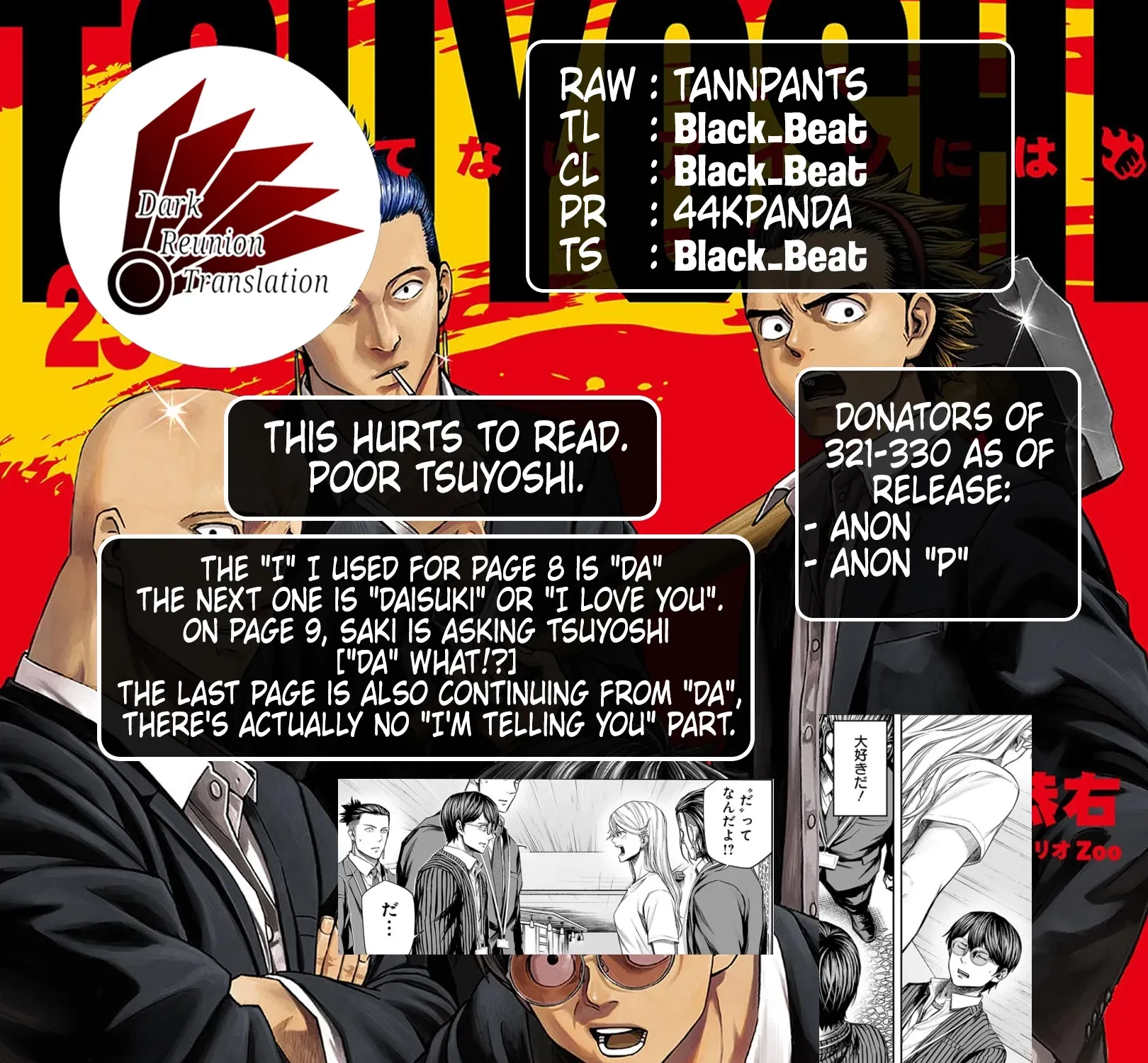 TSUYOSHI - Daremo Katenai, Aitsu ni wa Chapter 328 page 21 - 