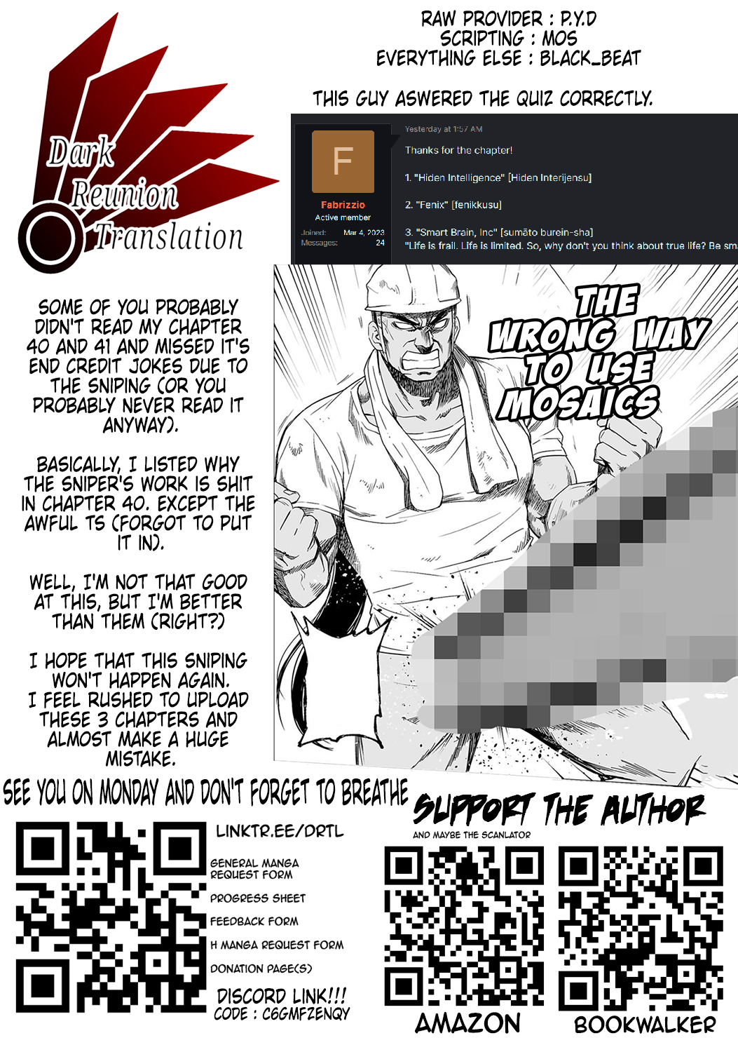 TSUYOSHI - Daremo Katenai, Aitsu ni wa Chapter 42 page 16 - 
