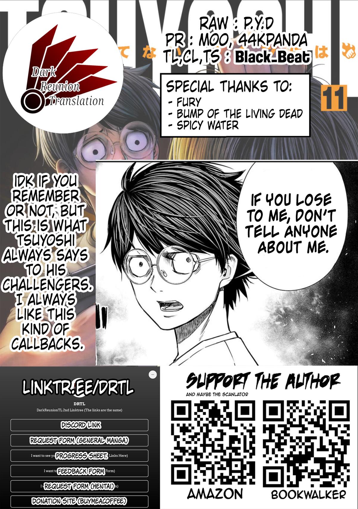Tsuyoshi: The One Who No One can Win Against Chapter 119 page 17 - 