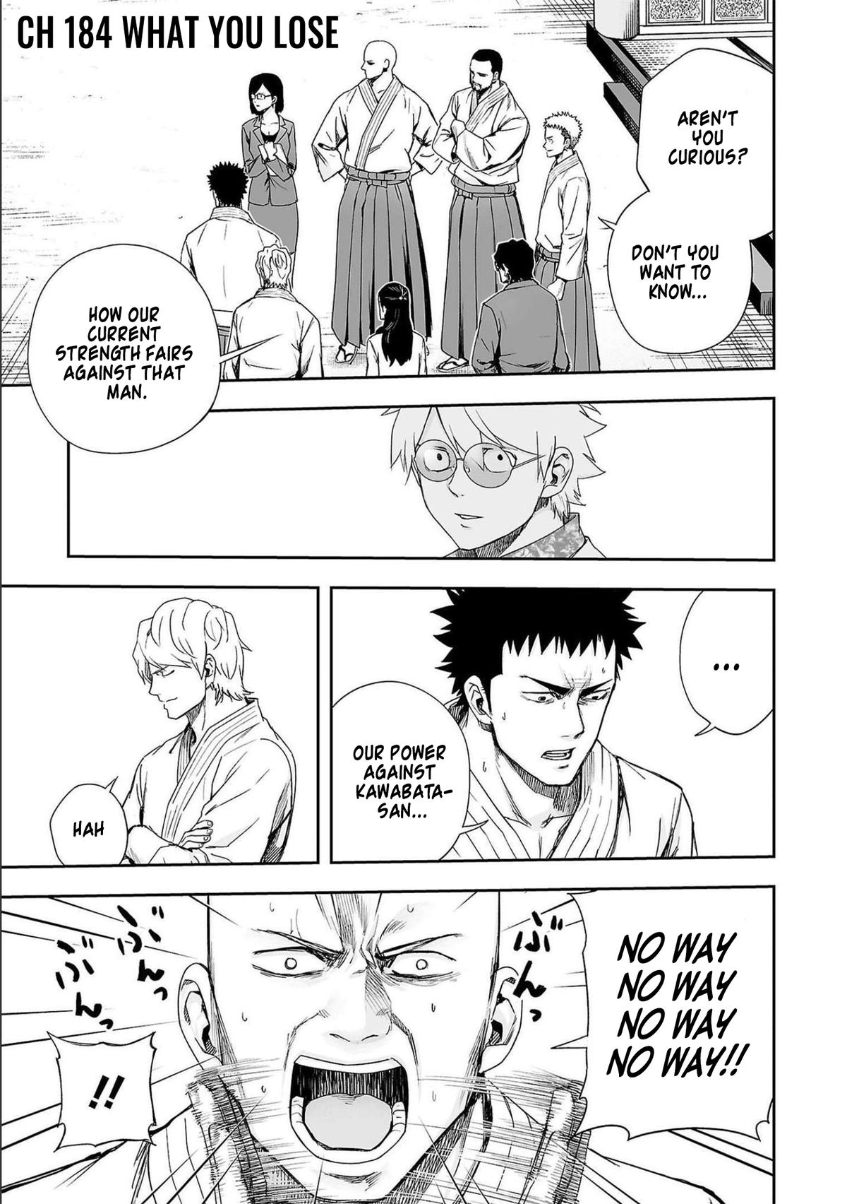 Tsuyoshi: The One Who No One can Win Against Chapter 184 page 1 - 
