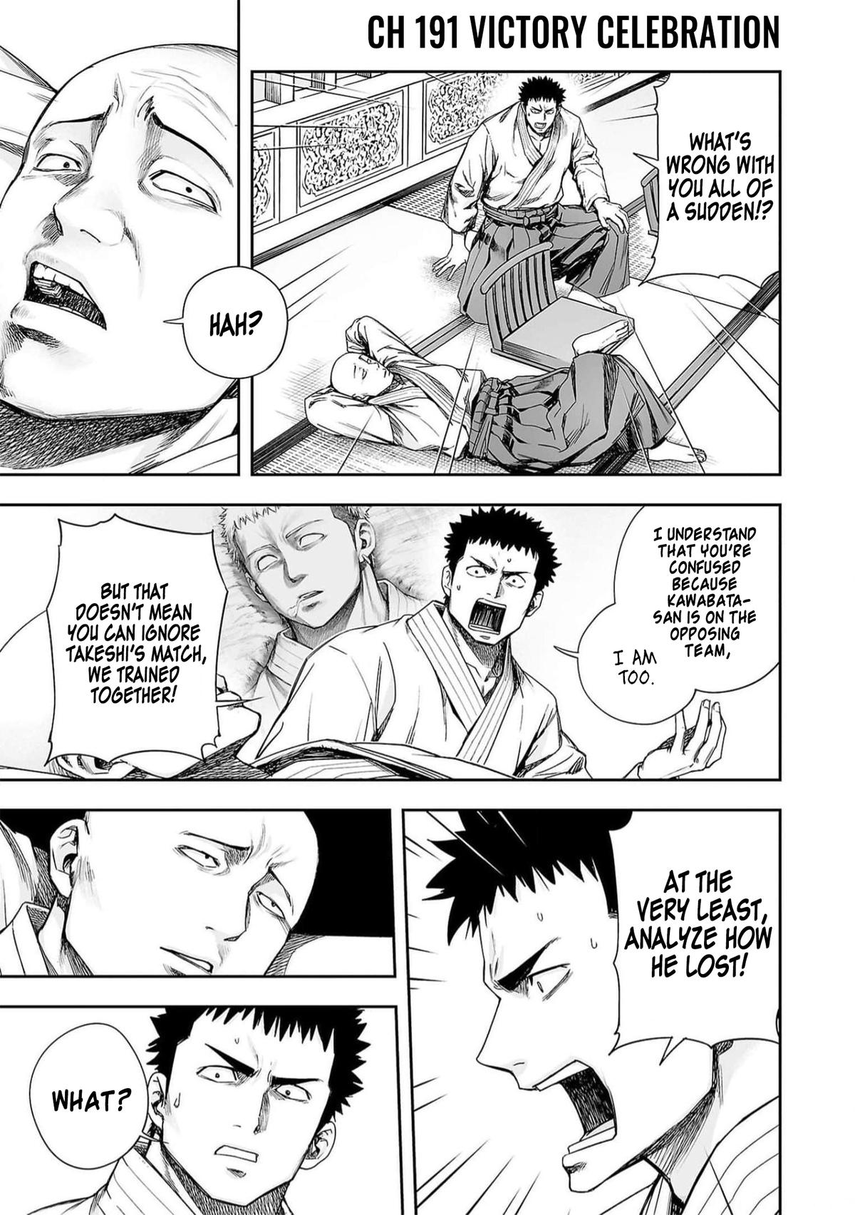 Tsuyoshi: The One Who No One can Win Against Chapter 191 page 1 - 