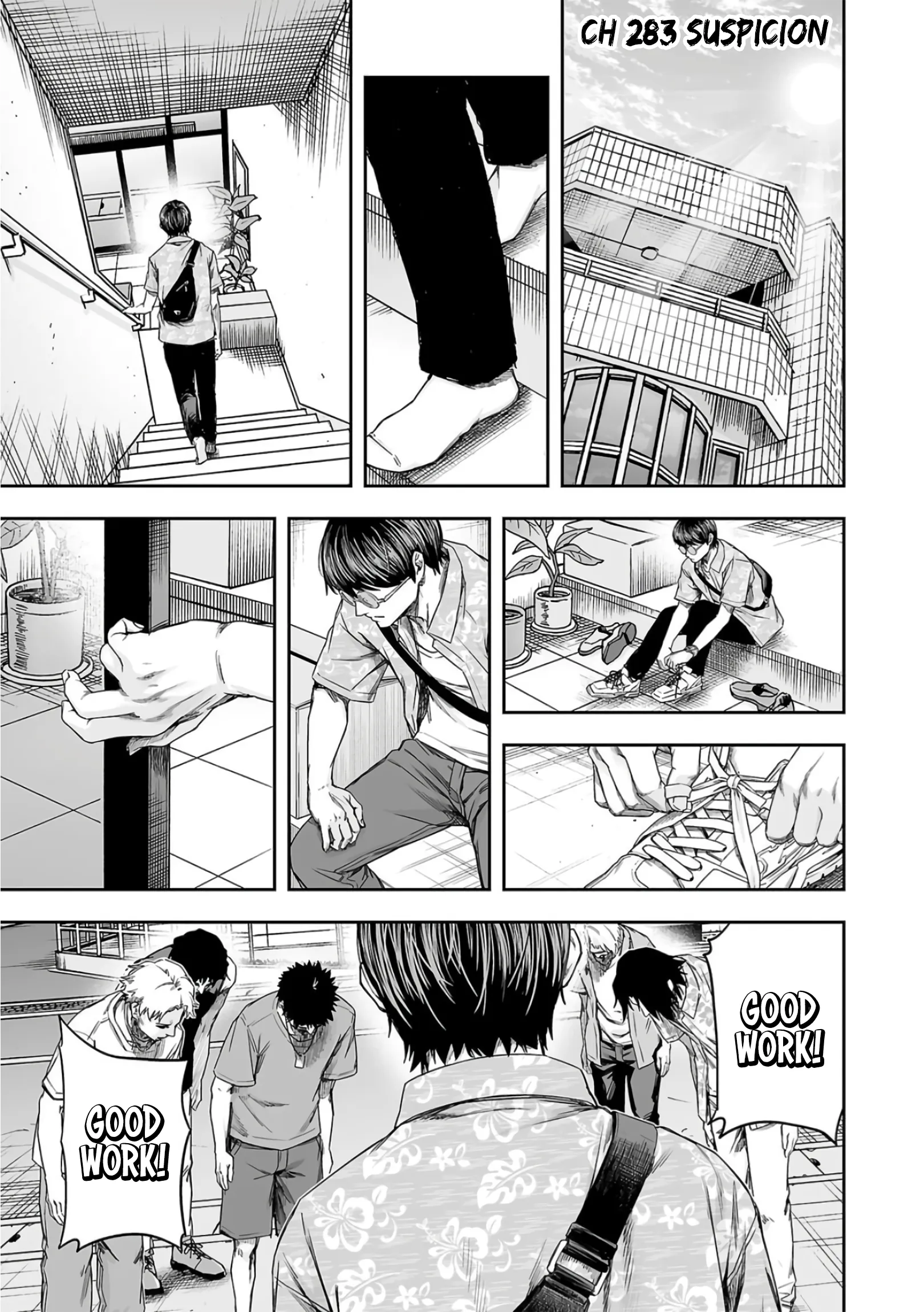 Tsuyoshi: The One Who No One can Win Against Chapter 283 page 1 - 