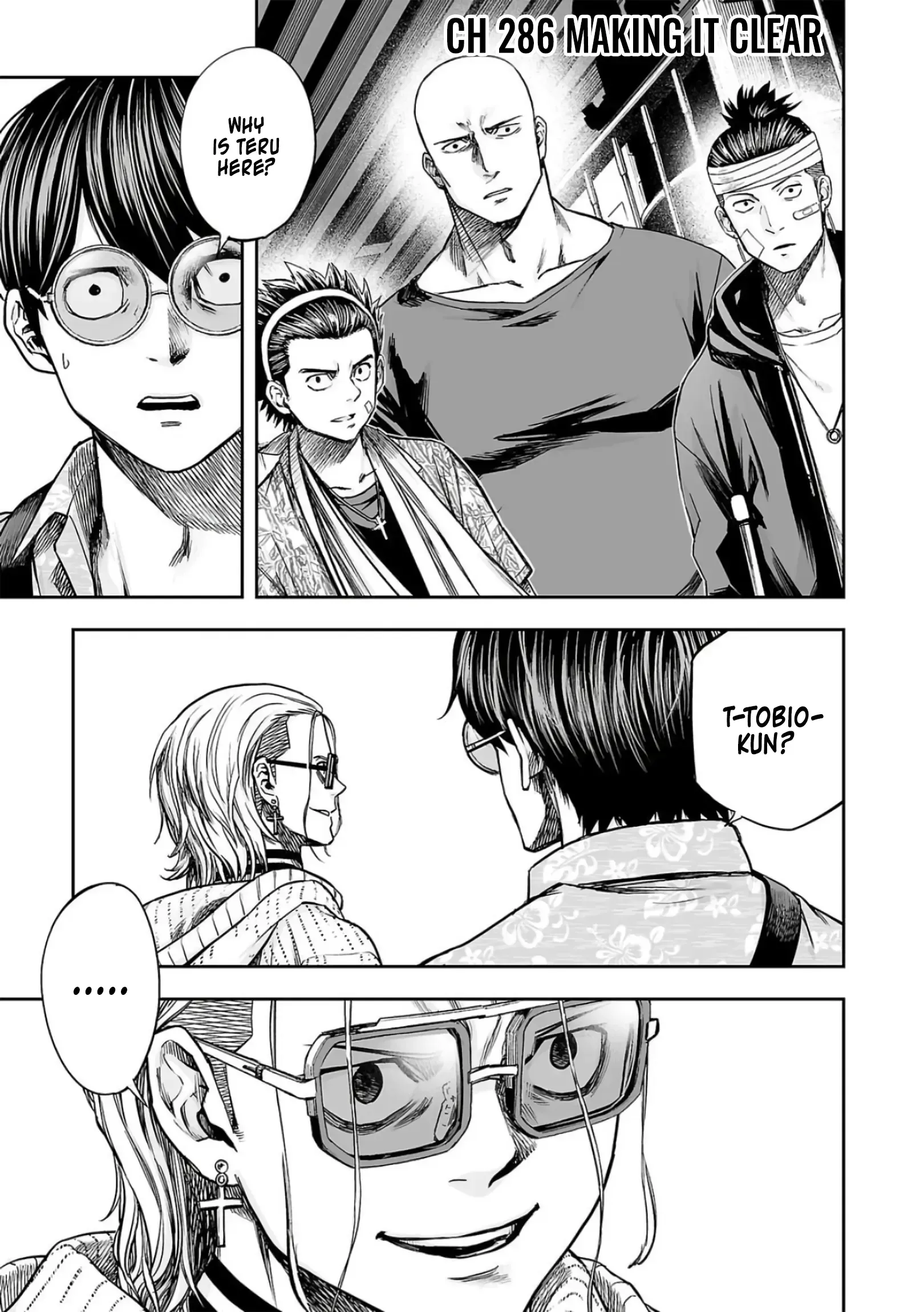 Tsuyoshi: The One Who No One can Win Against Chapter 286 page 1 - 