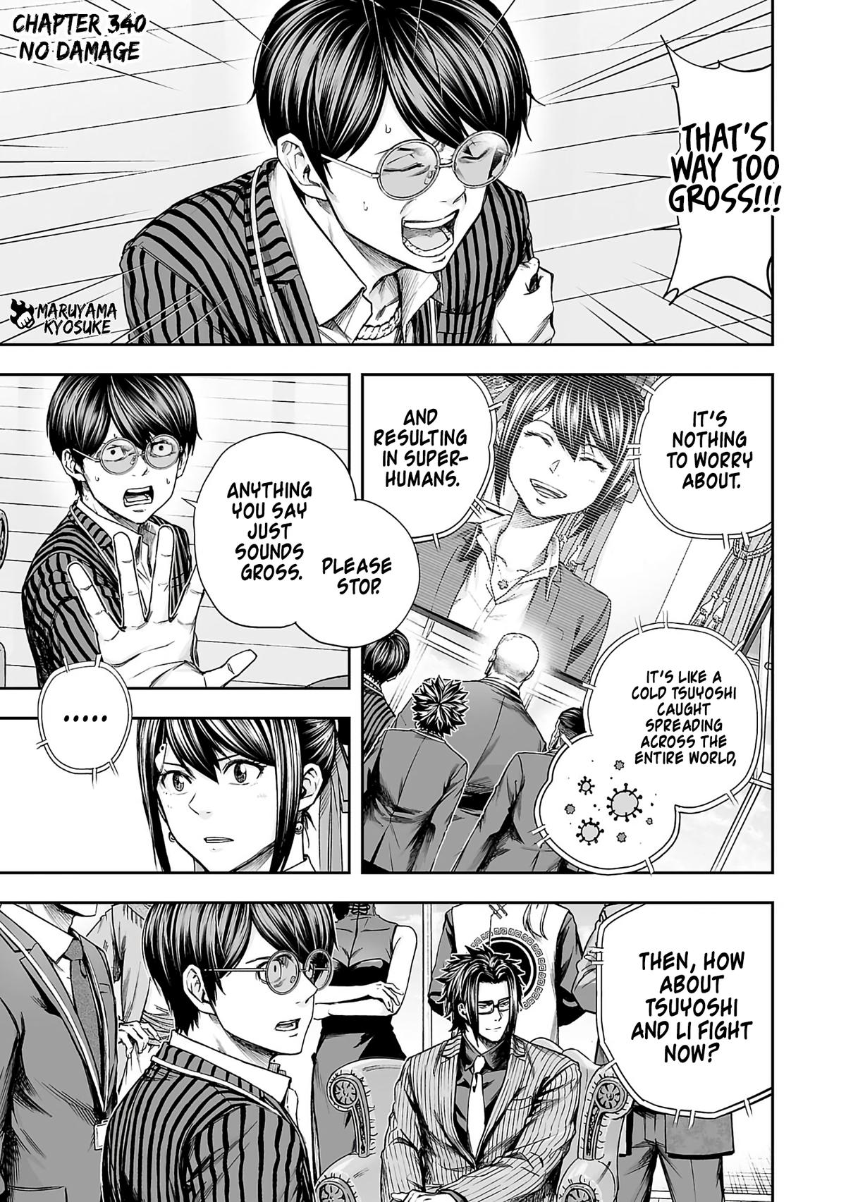 Tsuyoshi: The One Who No One can Win Against Chapter 340 page 1 - 