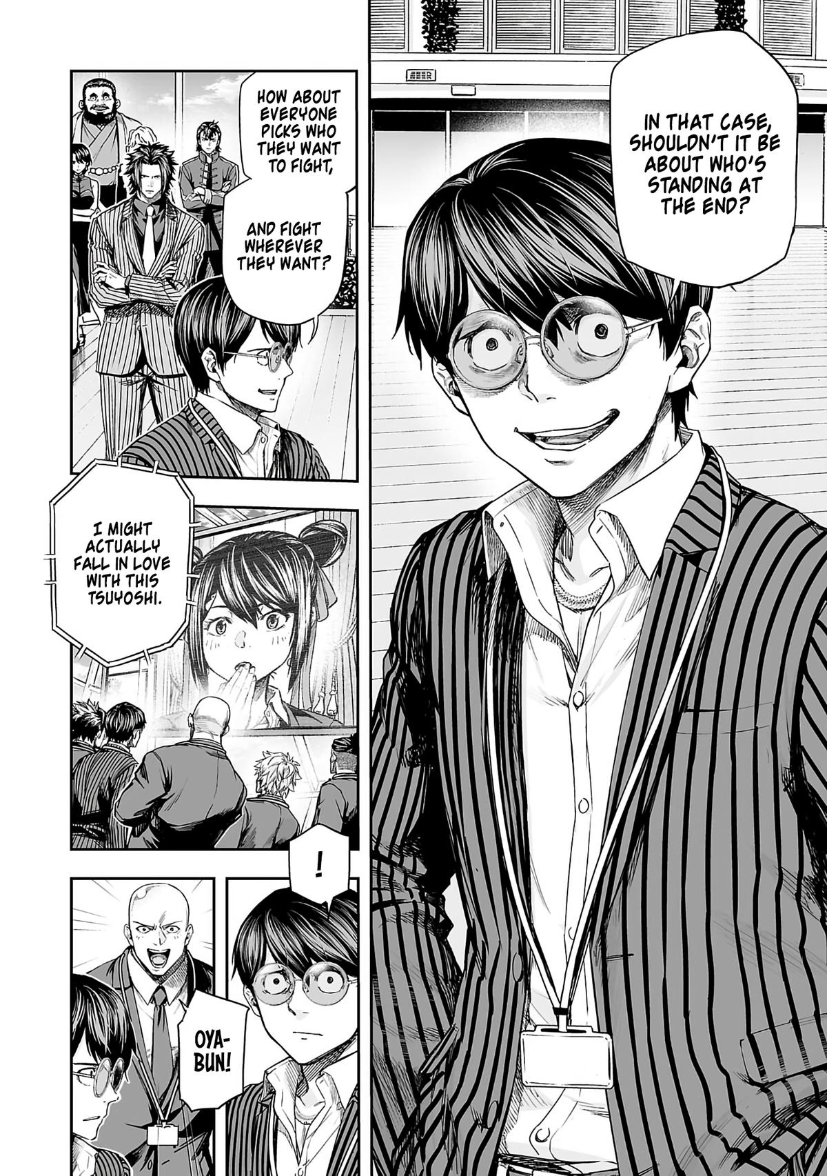 Tsuyoshi: The One Who No One can Win Against Chapter 343 page 10 - 