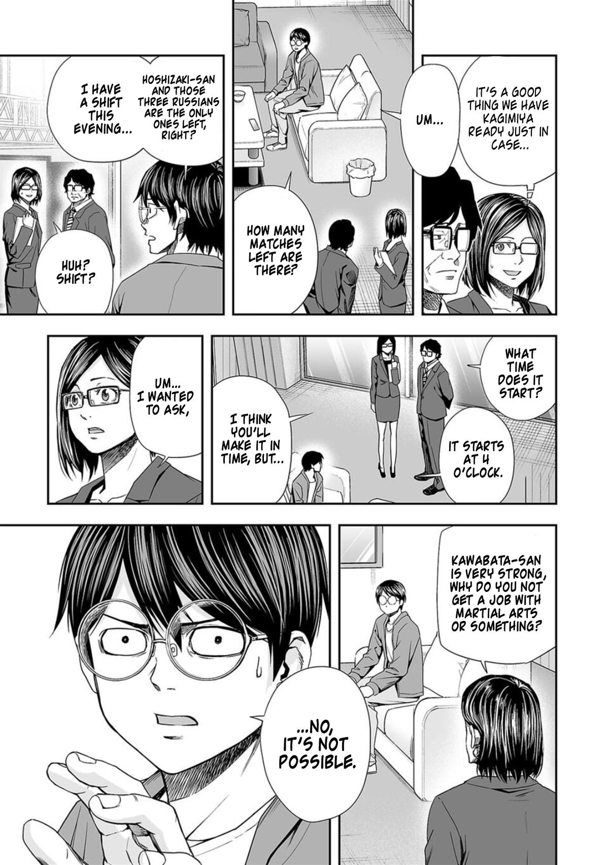 Tsuyoshi: The One Who No One can Win Against Chapter 93 page 15 - 