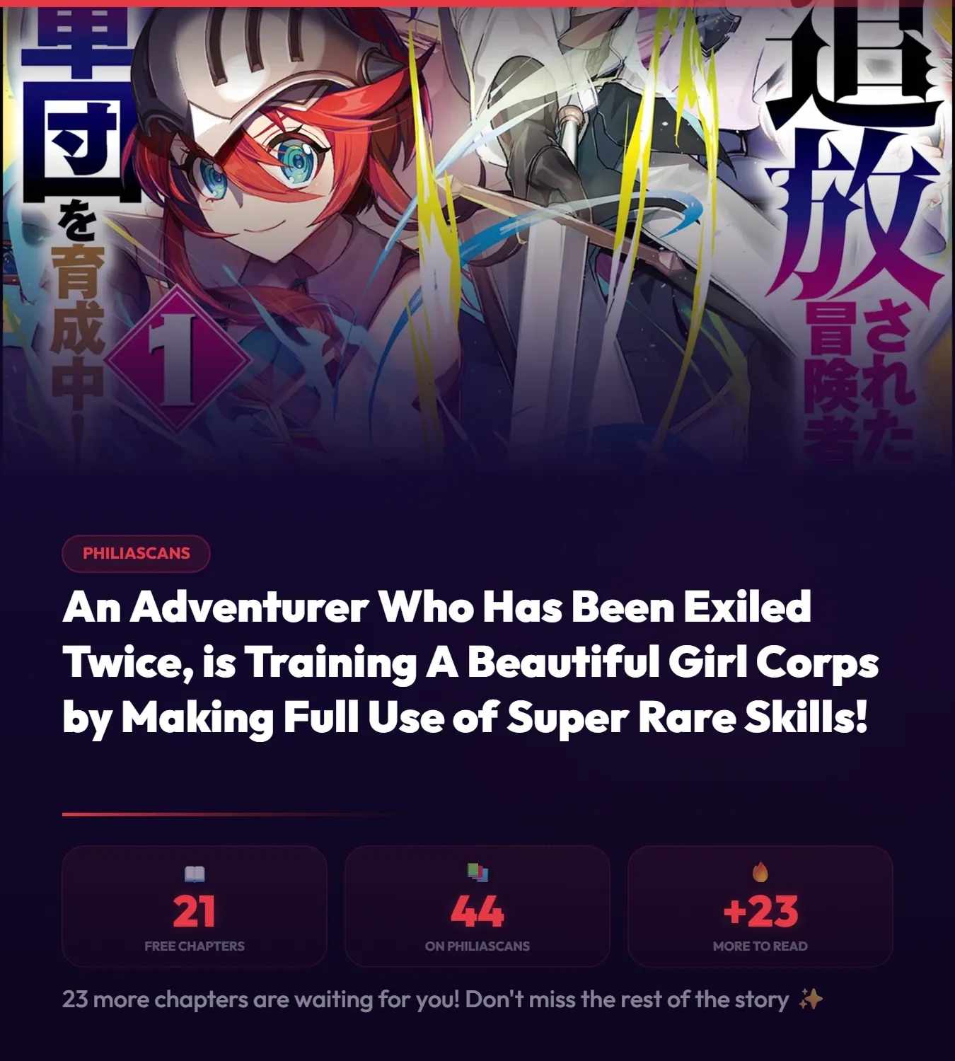 Twice Kicked Adventurer Trains a Beautiful Girl Corps with a Super Rare Skill! Chapter 21 page 51 - 
