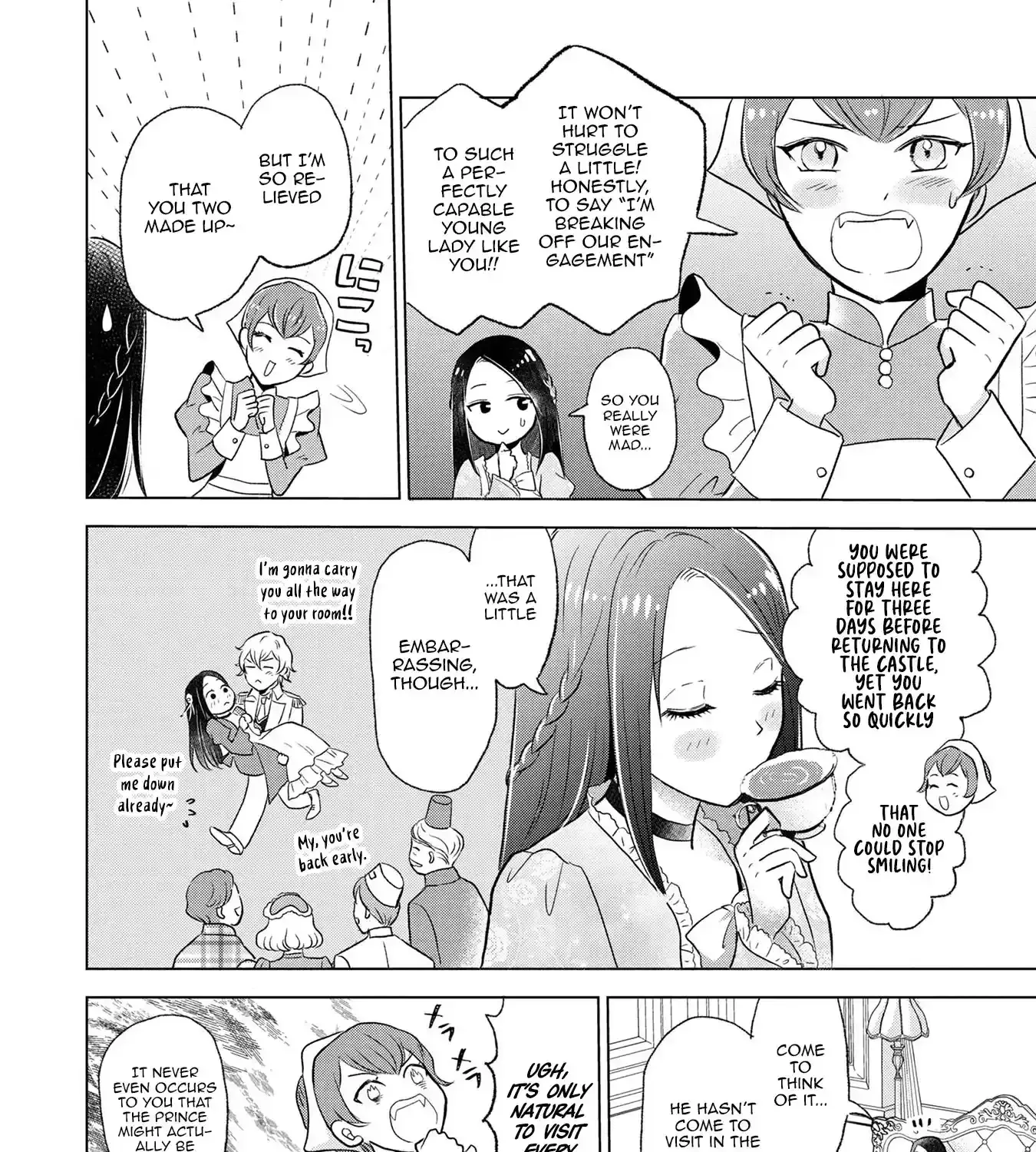 Uchi no Outaishi Denka wa Kyou mo Gu Kawaii ~Konyaku Haki desu no? Mochiron Kyakkashimasu keredo, Riyuu wa Kiite Sashiagemasu wa~ Chapter 1 page 87 - 