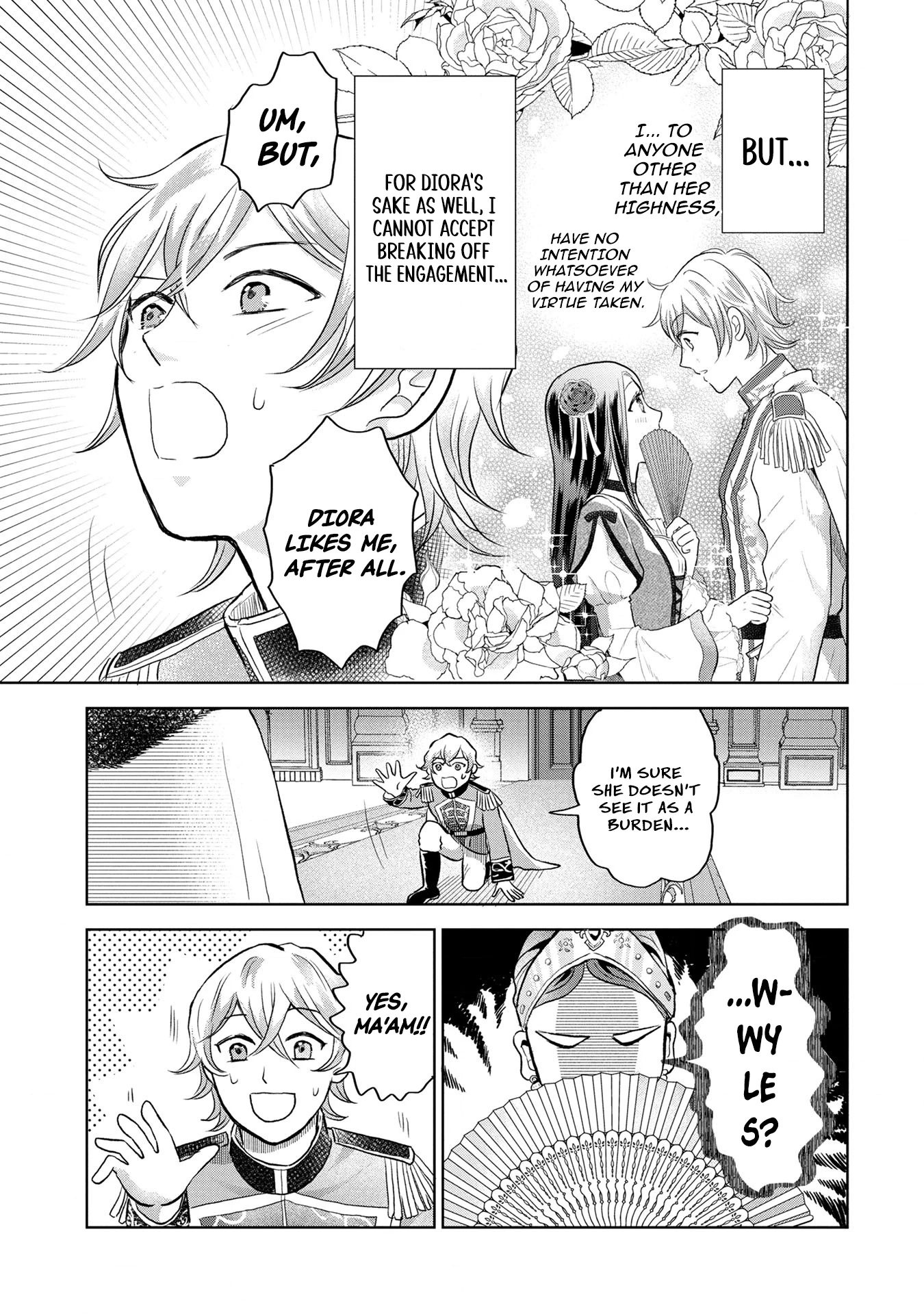Uchi no Outaishi Denka wa Kyou mo Gu Kawaii ~Konyaku Haki desu no? Mochiron Kyakkashimasu keredo, Riyuu wa Kiite Sashiagemasu wa~ Chapter 10 page 10 - 