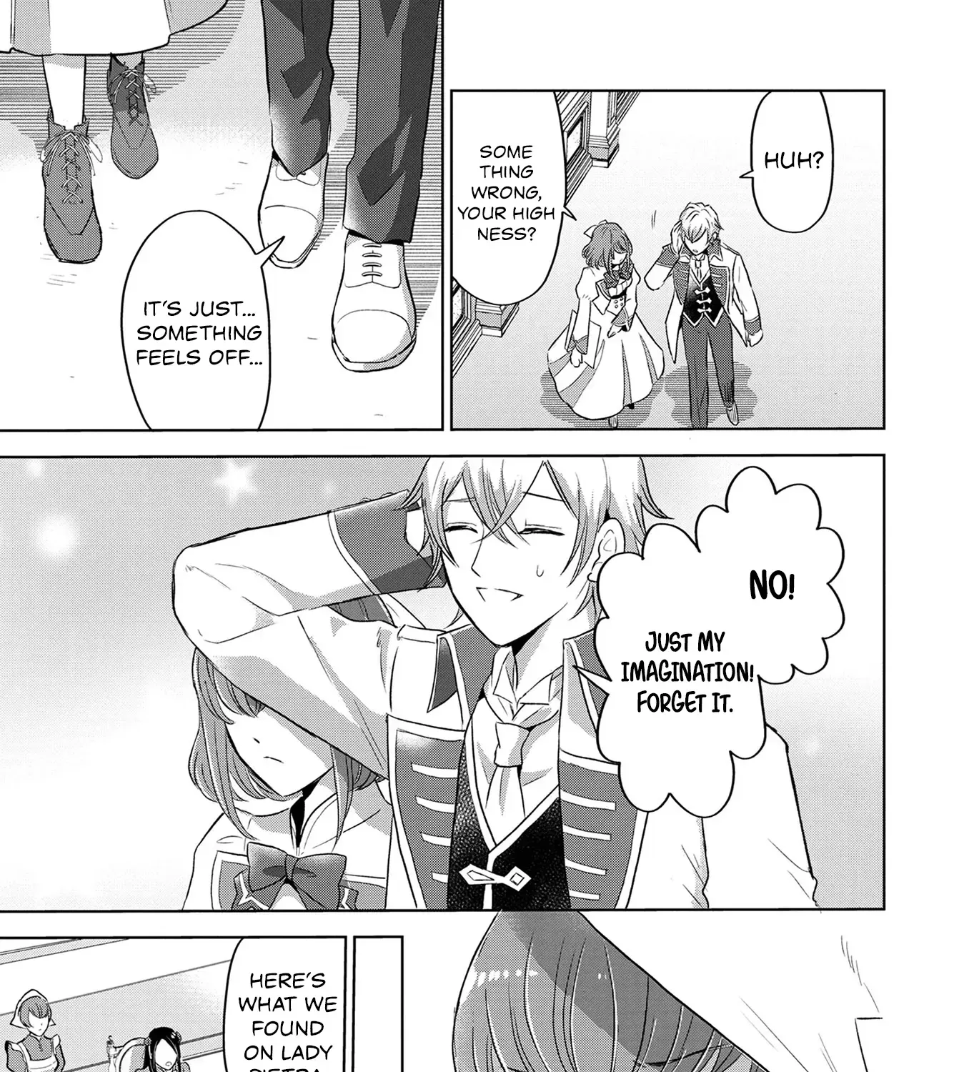 Uchi no Outaishi Denka wa Kyou mo Gu Kawaii ~Konyaku Haki desu no? Mochiron Kyakkashimasu keredo, Riyuu wa Kiite Sashiagemasu wa~ Chapter 2 page 21 - 