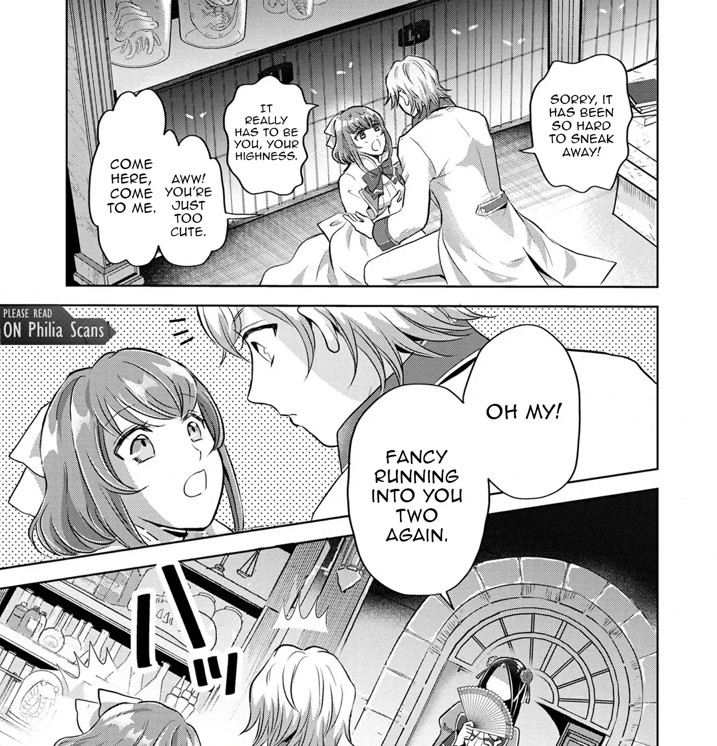 Uchi no Outaishi Denka wa Kyou mo Gu Kawaii ~Konyaku Haki desu no? Mochiron Kyakkashimasu keredo, Riyuu wa Kiite Sashiagemasu wa~ Chapter 4 page 42 - 